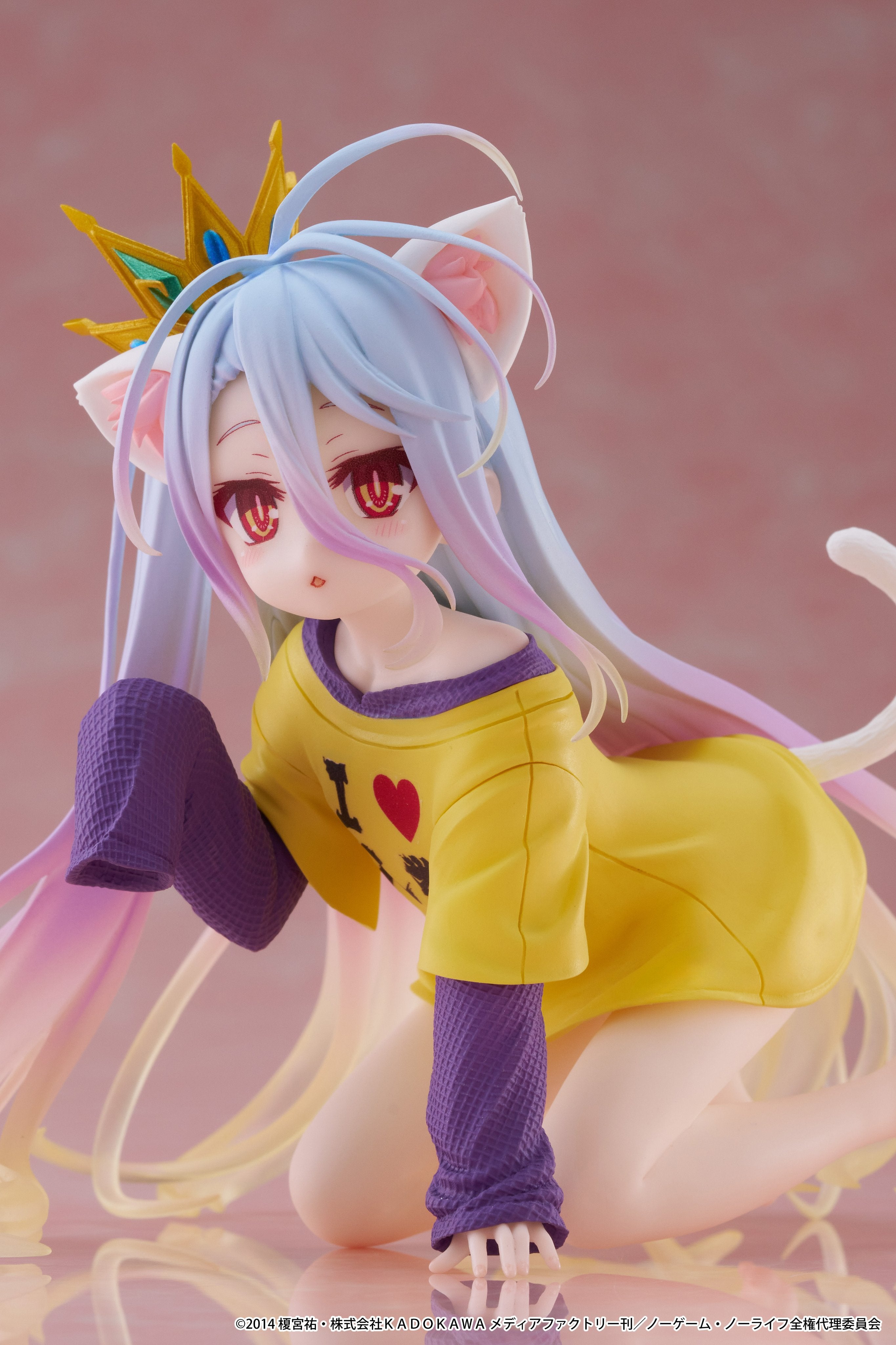 ADVANCE PRE-ORDER Taito - No Game No Life Desktop Cute Figure - Shiro