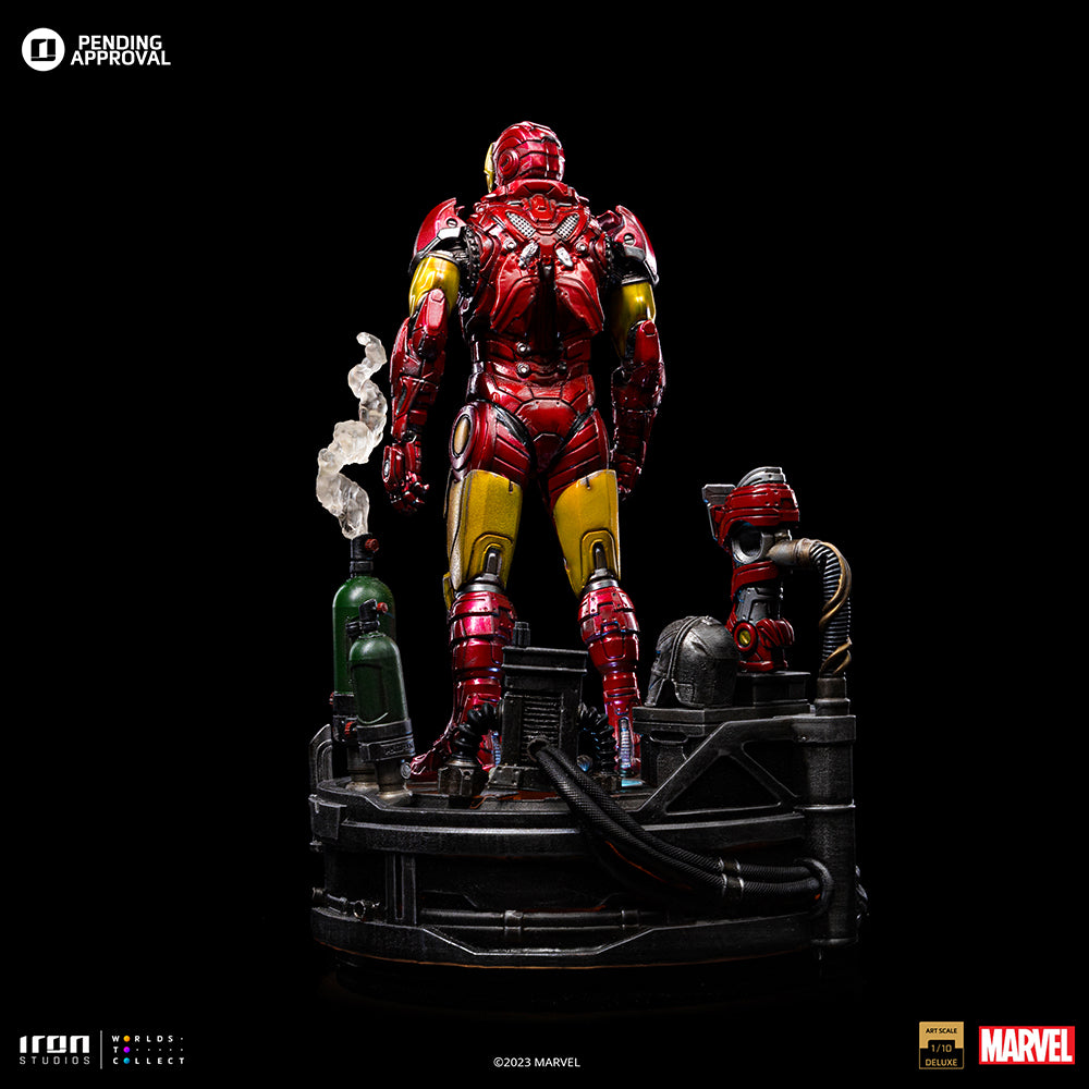 PRE-ORDER Iron Studios - Art Scale - Marvel Comics - Deluxe Iron Man Unleashed 1/10
