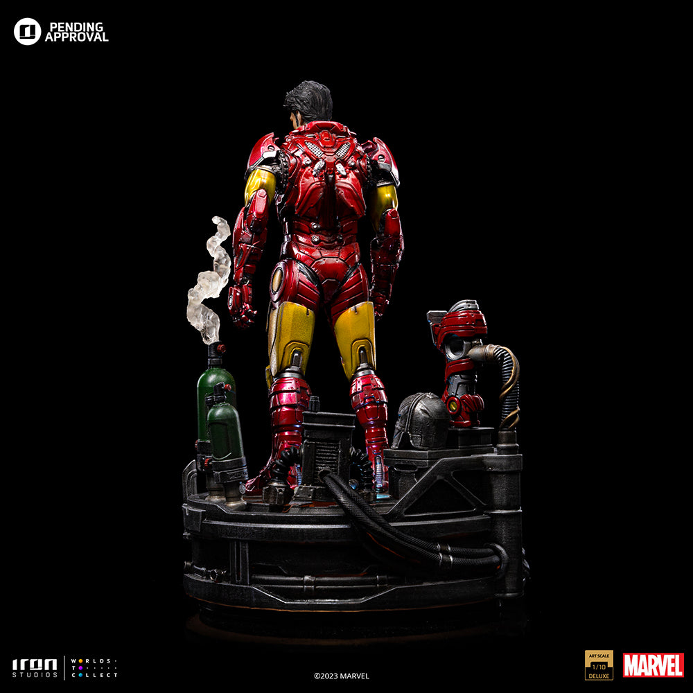 PRE-ORDER Iron Studios - Art Scale - Marvel Comics - Deluxe Iron Man Unleashed 1/10