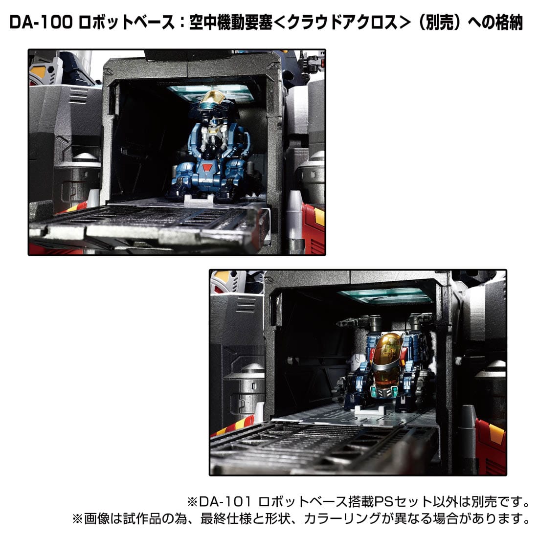 PRE-ORDER Takara Tomy - Diaclone DA-101 - Robot Base Powered Suit Set