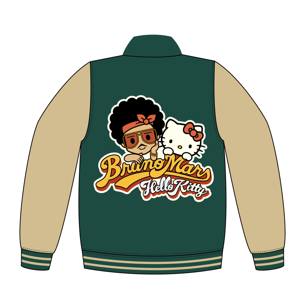 SPECIAL ORDER Print Rock Bruno Mars x Hello Kitty Varsity Jacket