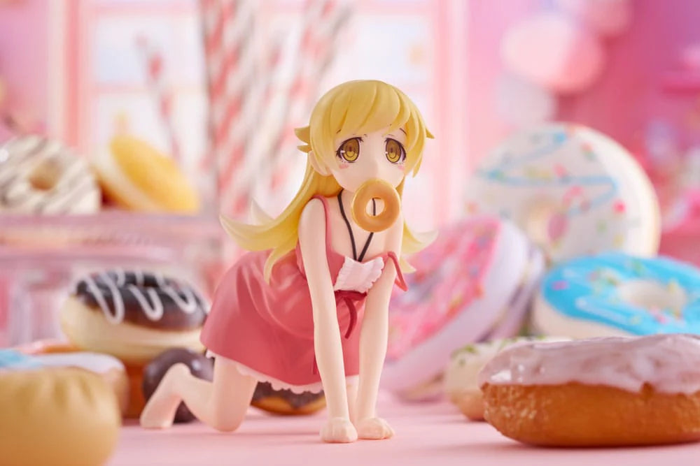 PRE-ORDER Taito - Monogatari Series: Off & Monster Season Desktop Cute Figure - Shinobu Oshino