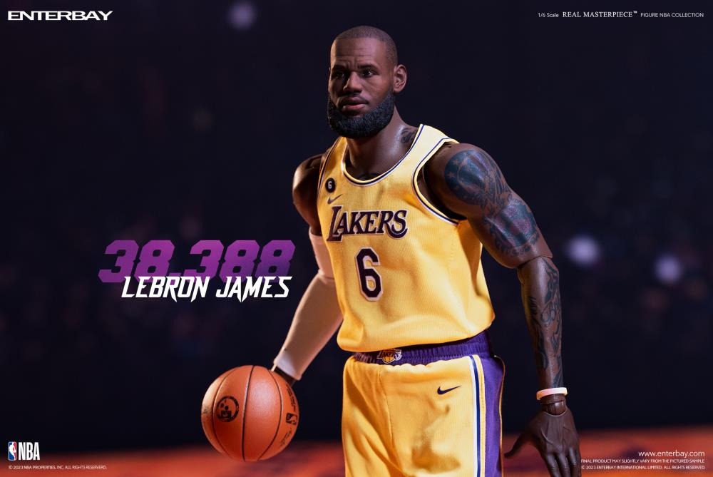 PRE-ORDER Enterbay - Real Masterpiece: NBA Collection - LeBron James: Special Edition 1/6