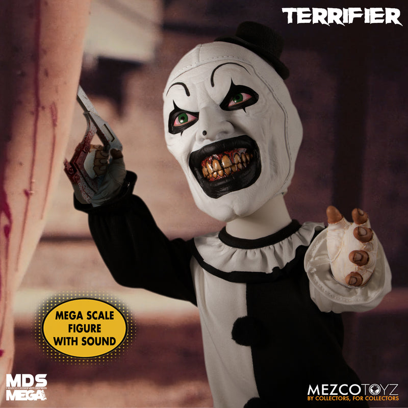 PRE-ORDER Mezco - MDS Mega Scale - Terrifier: Art the Clown with Sound