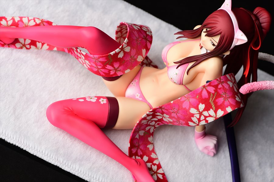 PRE-ORDER Orcatoys - Fairy Tail - Erza Scarlet: Cherry blossom Cat Gravure_Style 1/6