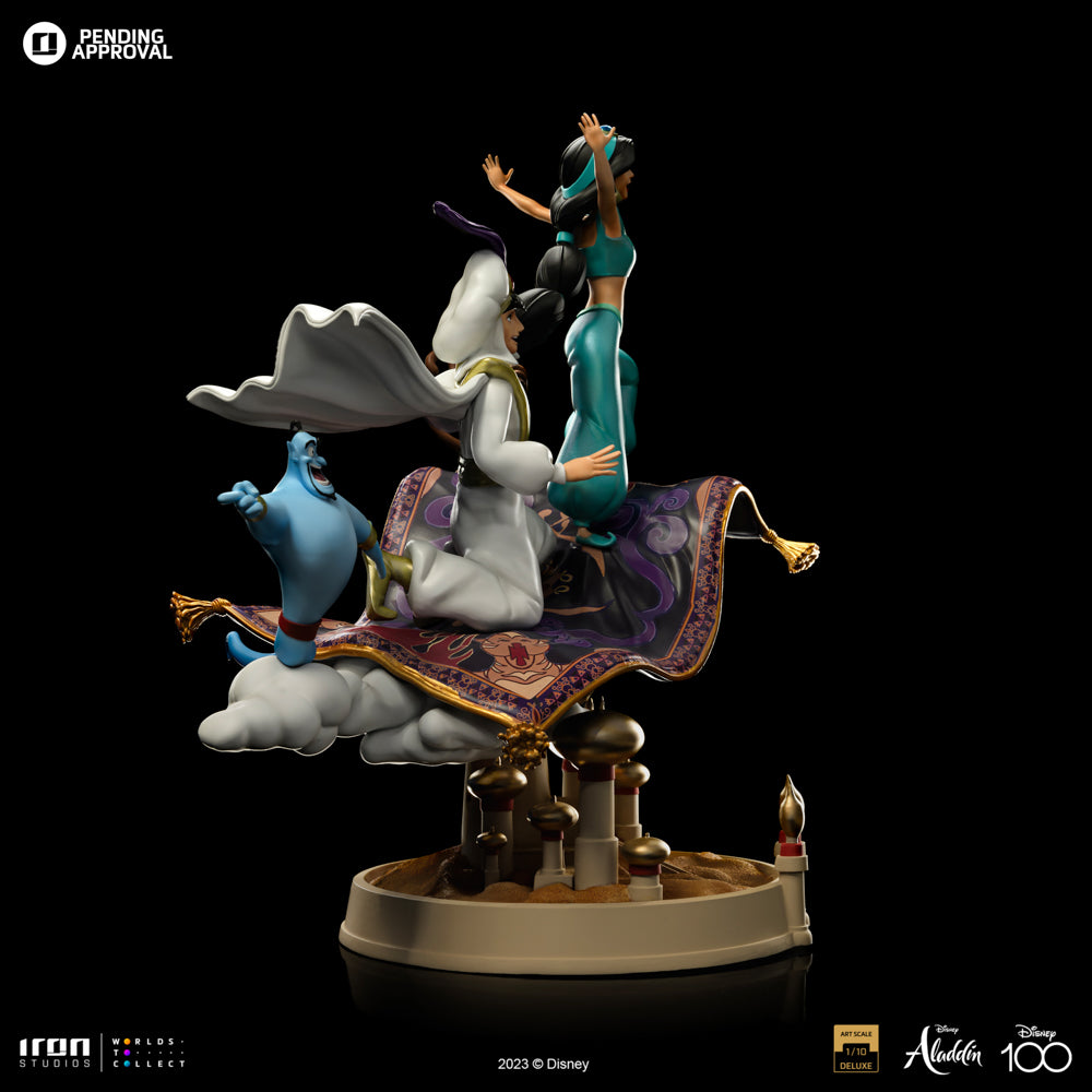 PRE-ORDER Iron Studios - Art Scale - Disney 100th - Deluxe Aladdin and Jasmine  1/10