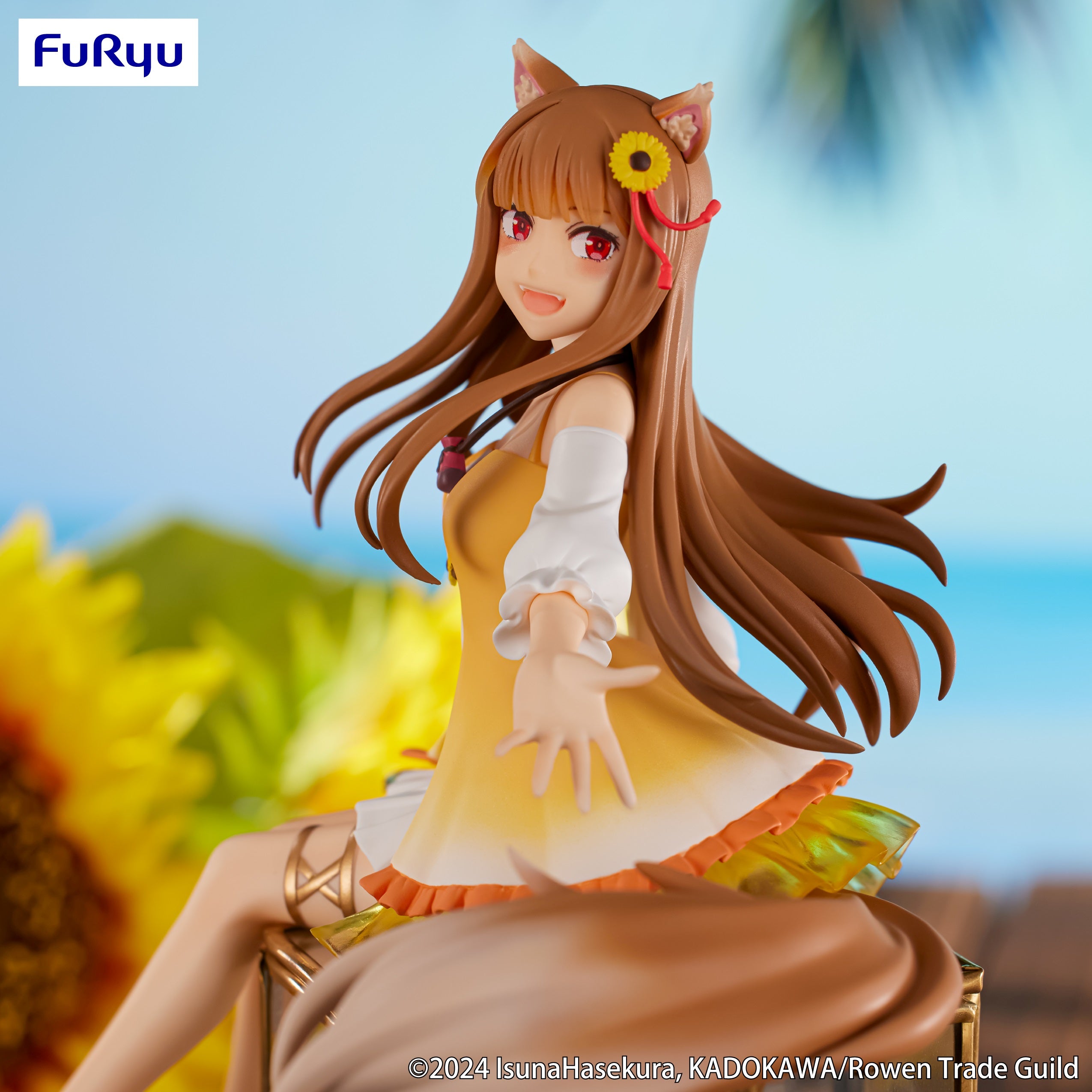 IN-STOCK FuRyu - Spice and Wolf: Merchant Meets the Wise Wolf Noodle Stopper Figure - Holo: Himawari One Piece Ver.