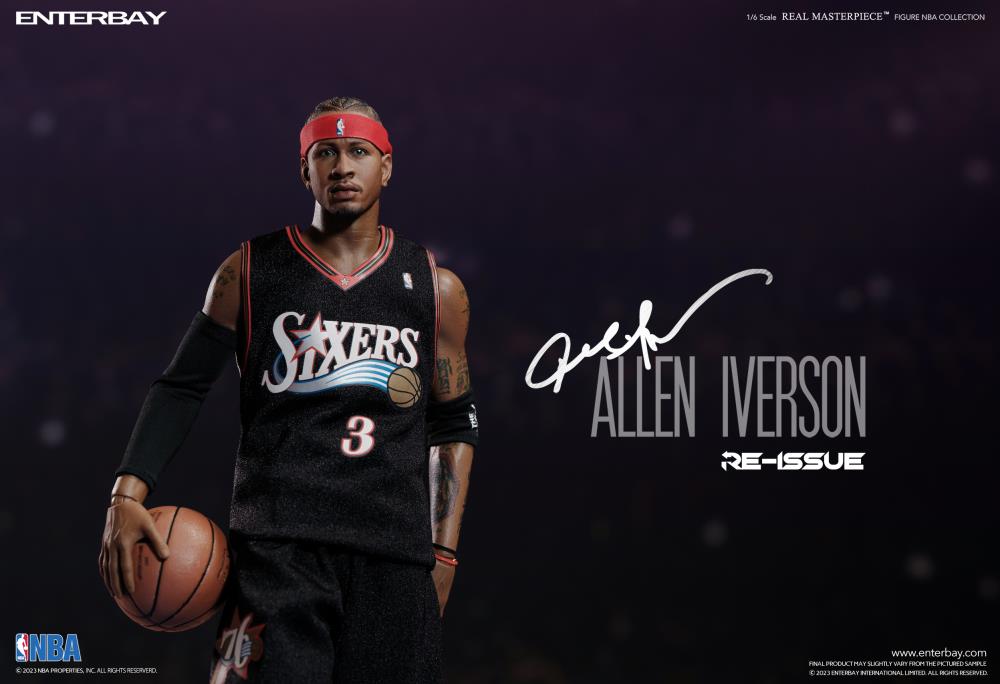 SPECIAL ORDER Enterbay - NBA Real Masterpiece - Allen Iverson: Limited Retro Edition 1/6 [JP]