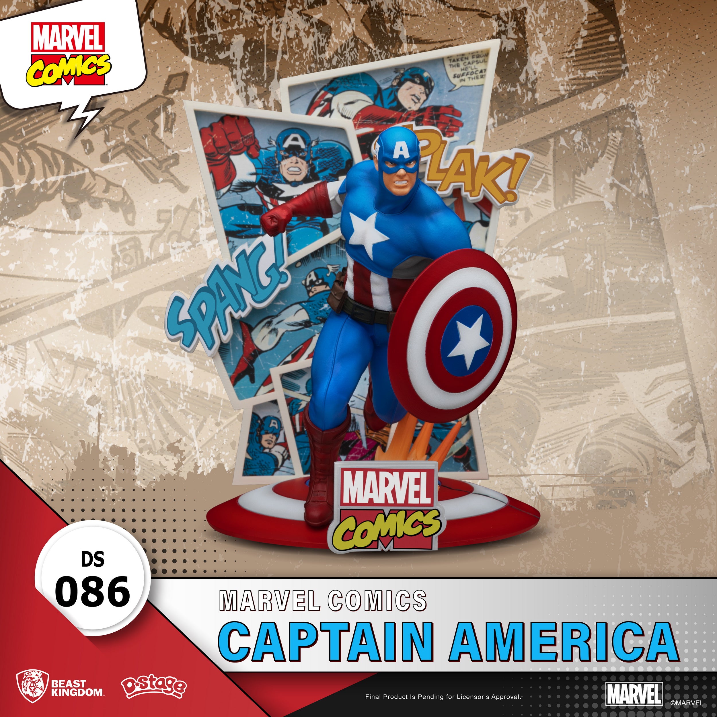 PRE-ORDER Beast Kingdom - Marvel Comics - Captain America