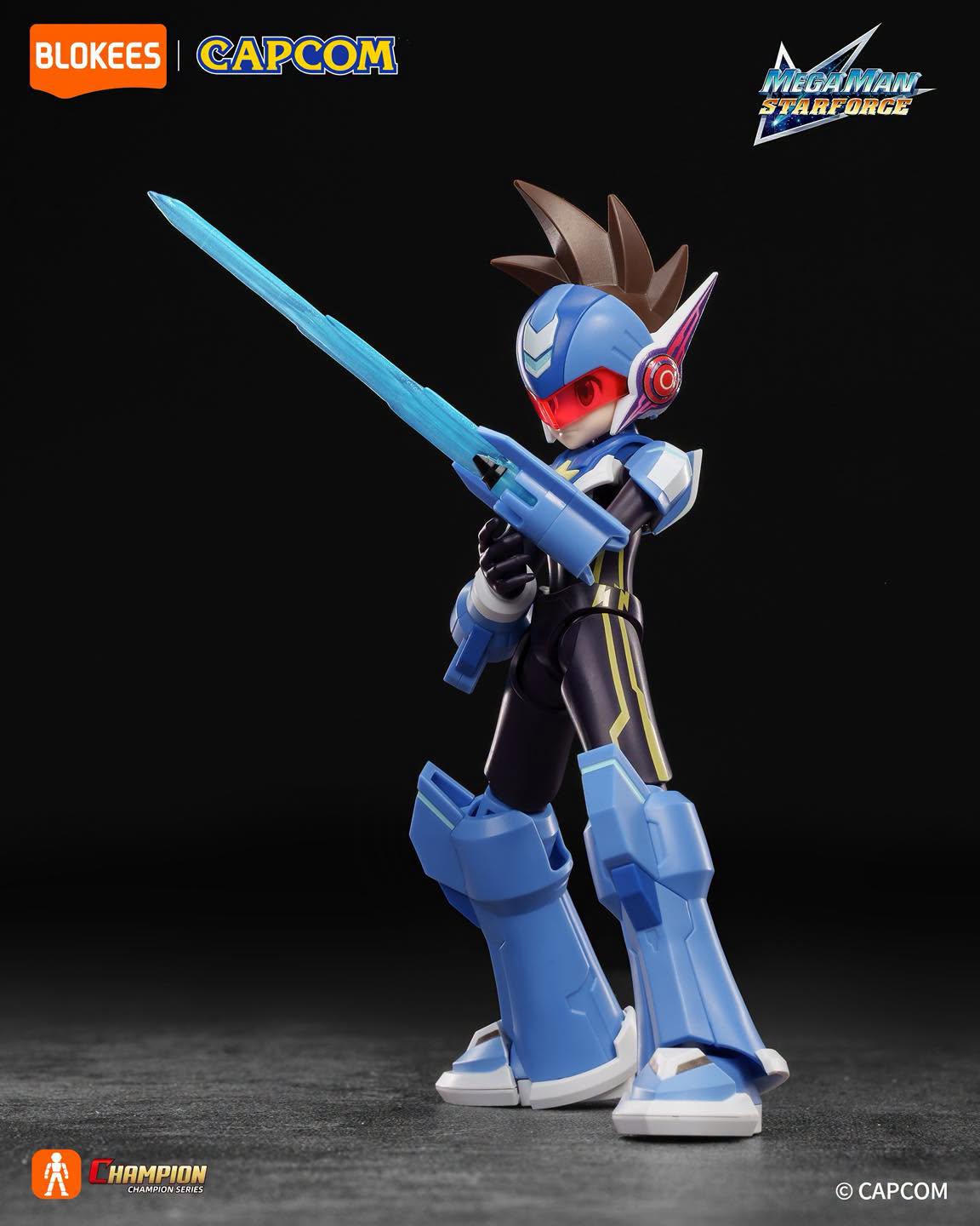 IN-STOCK Blokees - Mega Man Star Force (Shooting Star) - Champion Class - Star Force (Shooting Star) Mega Man