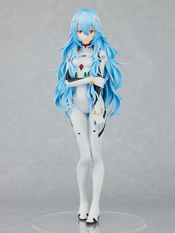 PRE-ORDER Good Smile Company - POP UP PARADE - Rebuild of Evangelion - Rei Ayanami: Long Hair Ver. XL Size