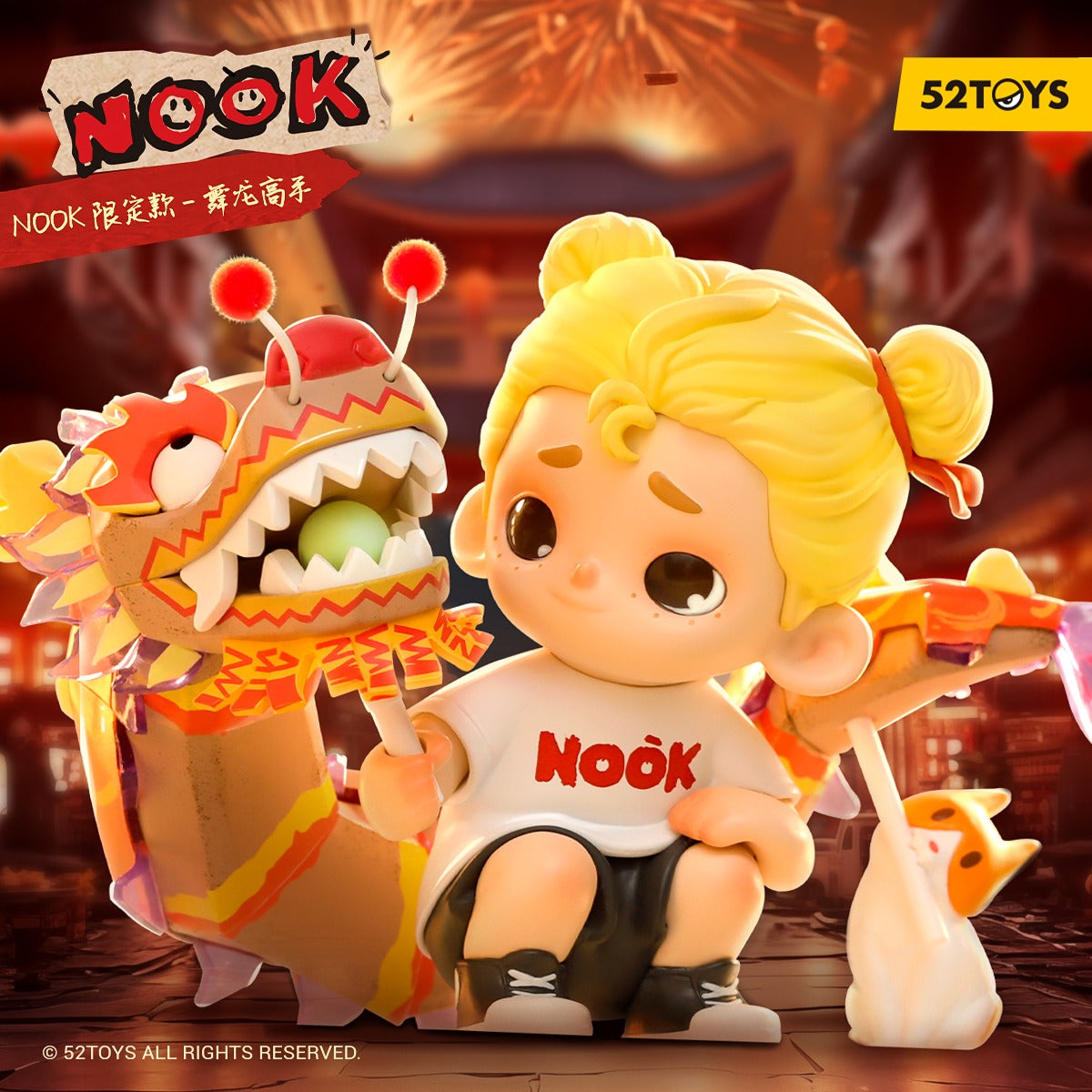 PRE-ORDER 52Toys - Nook: Dragon Dance Performer: Limited Edition
