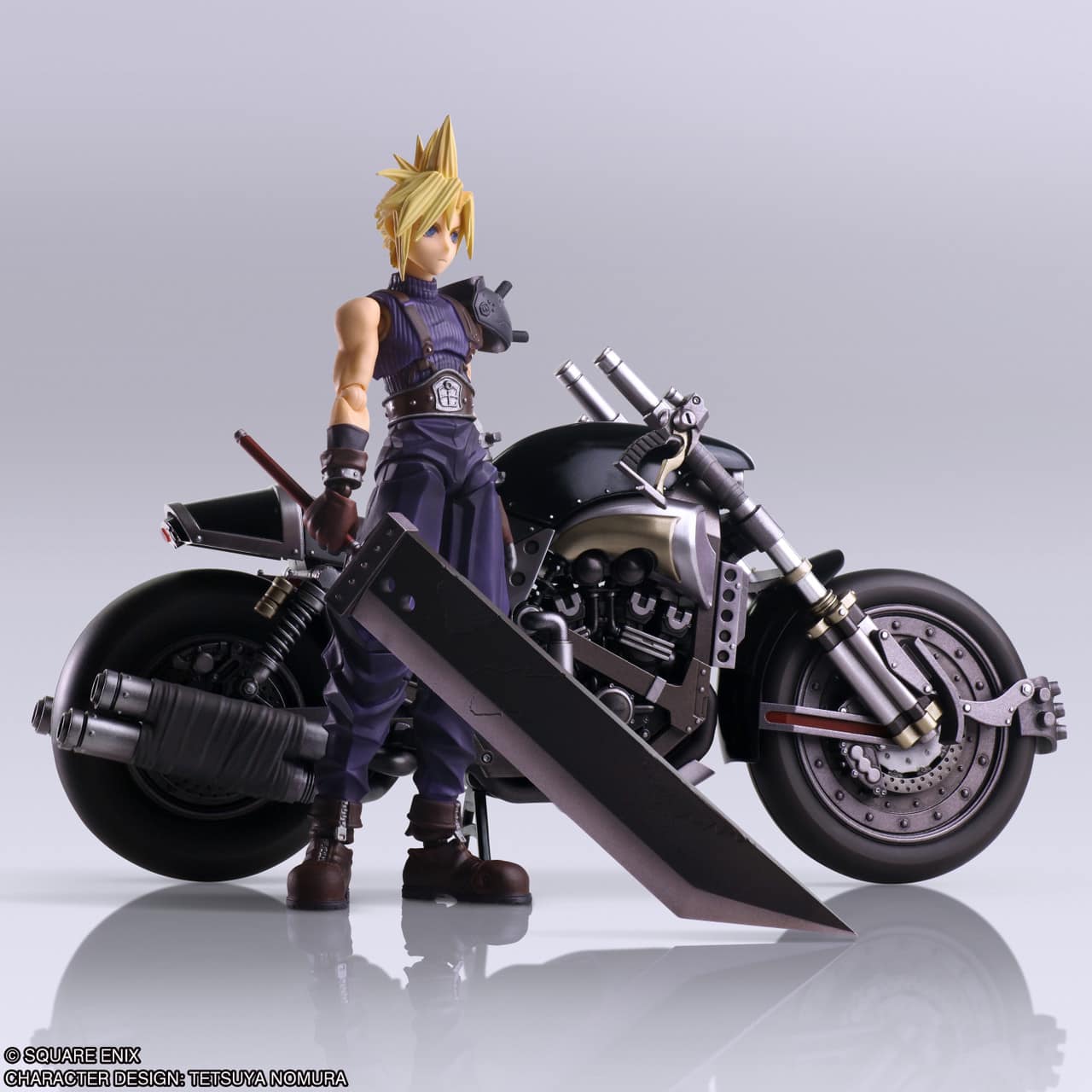 PRE-ORDER Square Enix - FINAL FANTASY VII BRING ARTS - Cloud Strife & Hardy Daytona