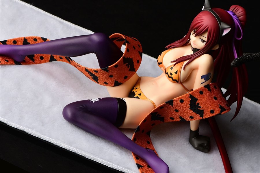 PRE-ORDER Orcatoys - Fairy Tail - Erza Scarlet: Halloween Cat Gravure_Style 1/6