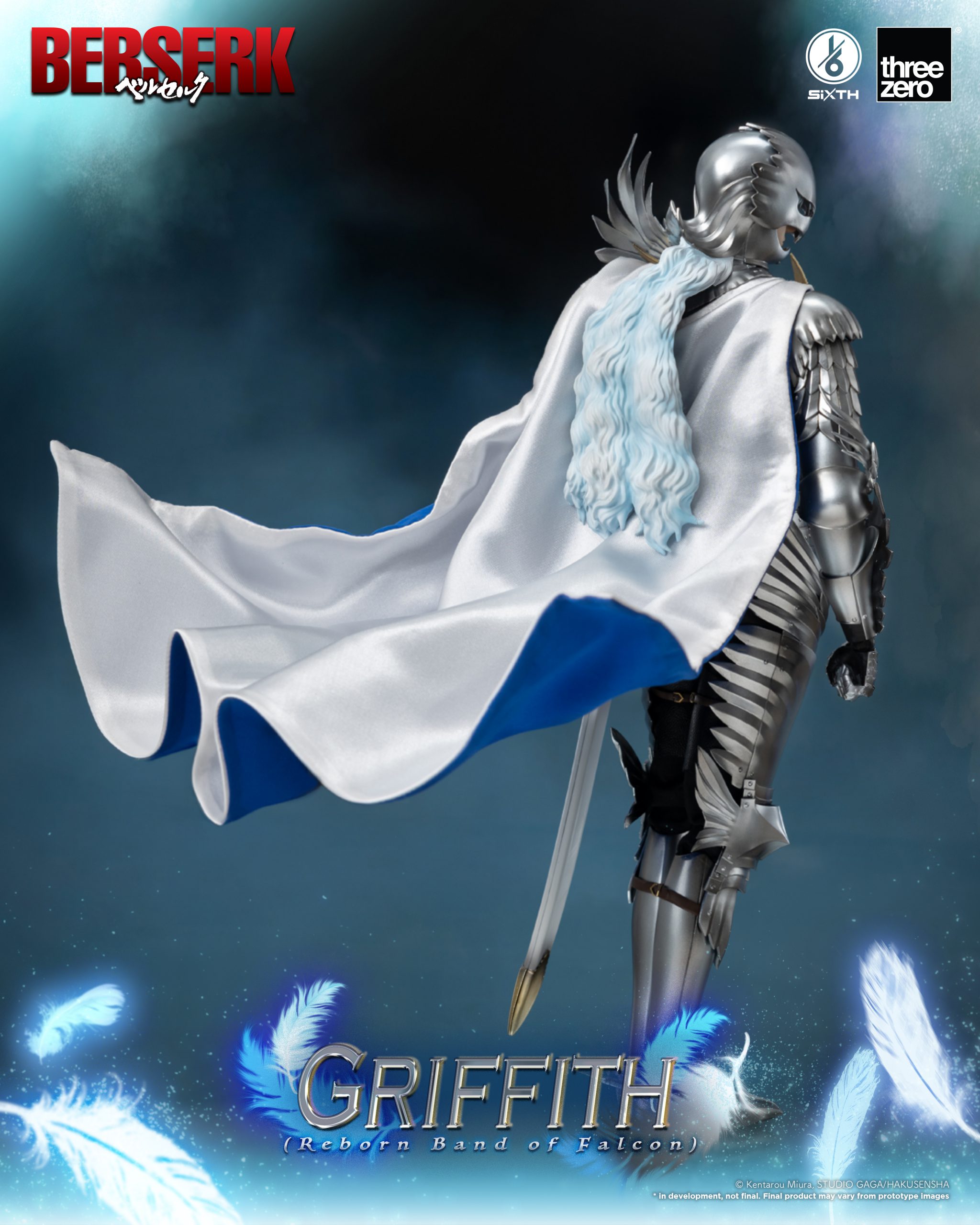 PRE-ORDER threezero - BERSERK - Griffith: Reborn Band of Falcon 1/6