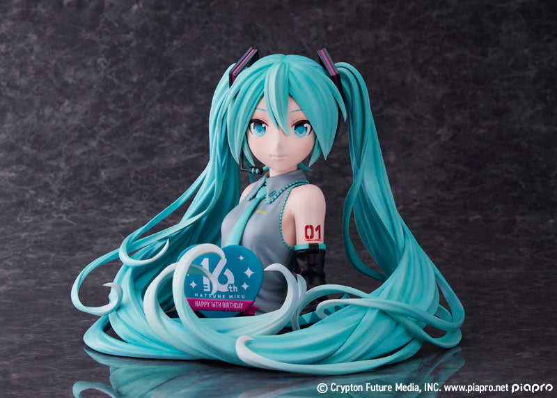 PRE-ORDER FuRyu - Vocaloid - Hatsune Miku 16th Anniversary Bust