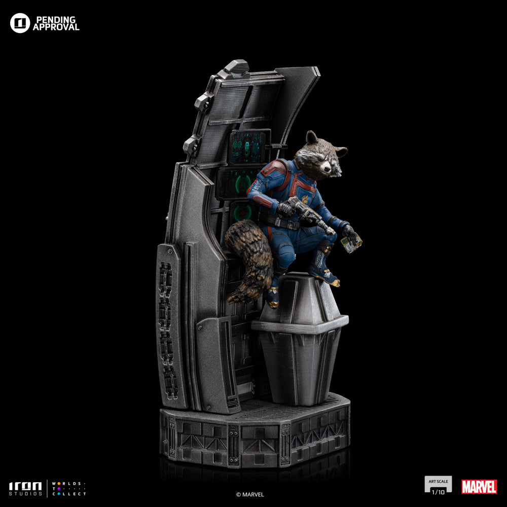 PRE-ORDER Iron Studios - Art Scale - Guardians of the Galaxy Vol. 3 - Rocket Raccoon 1/10