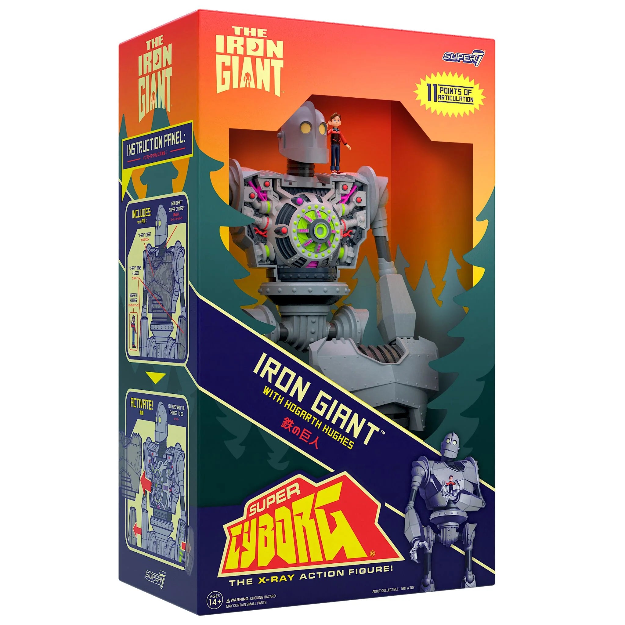 PRE-ORDER Super7 - The Iron Giant Super Cyborg - Iron Giant: Full Color