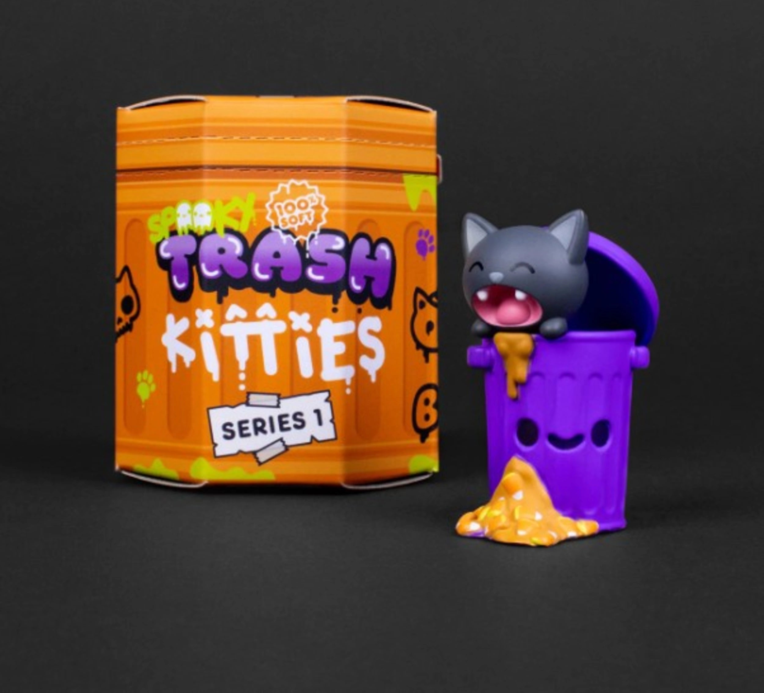 IN-STOCK 100% Soft - Spooky Trash Kitties  Series 1