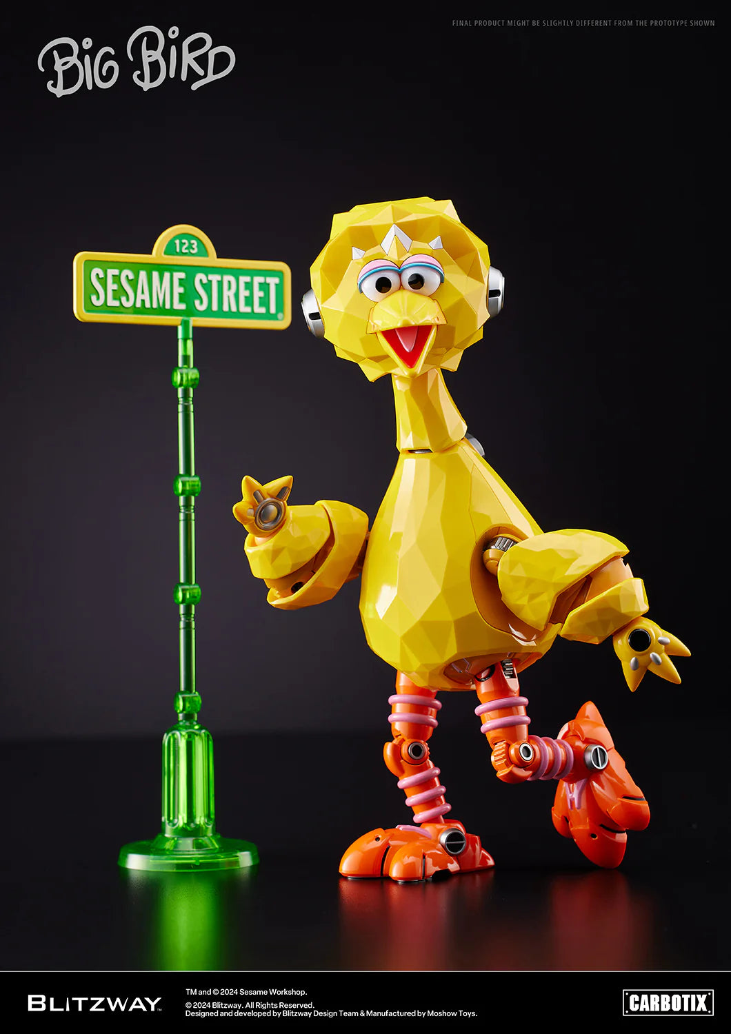 PRE-ORDER Blitzway - CARBOTIX - Sesame Street - Big Bird