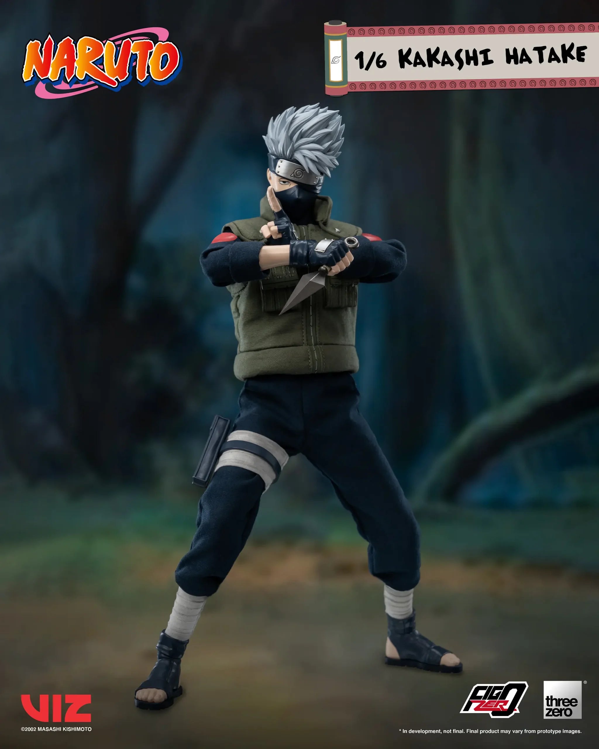 PRE-ORDER threezero - FigZero - Naruto - Kakashi Hatake 1/6