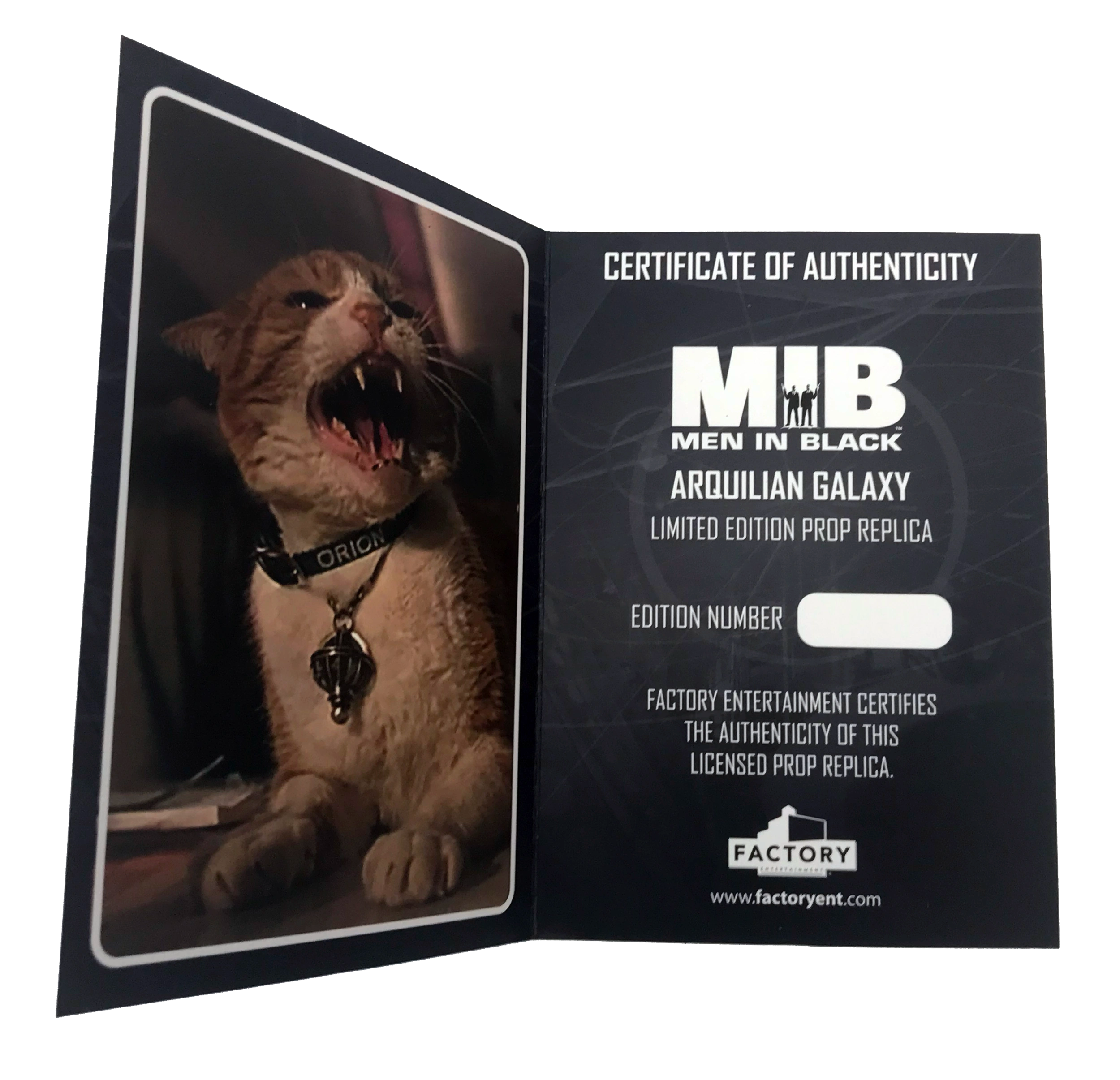 PRE-ORDER Factory Entertainment - Prop Replica - Men In Black - The Arquilian Galaxy Necklace Limited Edition