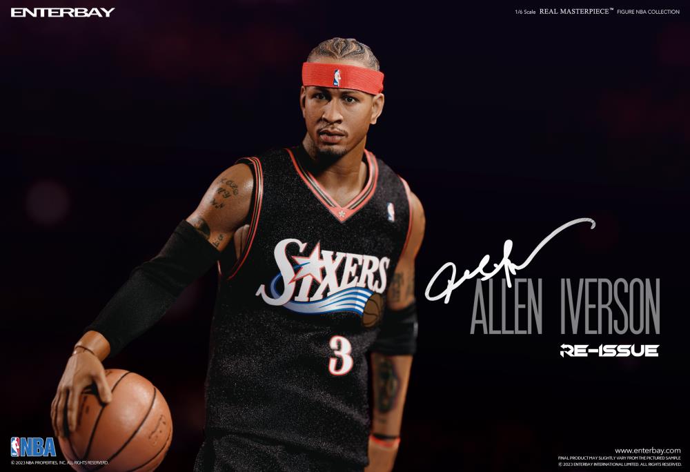 SPECIAL ORDER Enterbay - NBA Real Masterpiece - Allen Iverson: Limited Retro Edition 1/6 [JP]