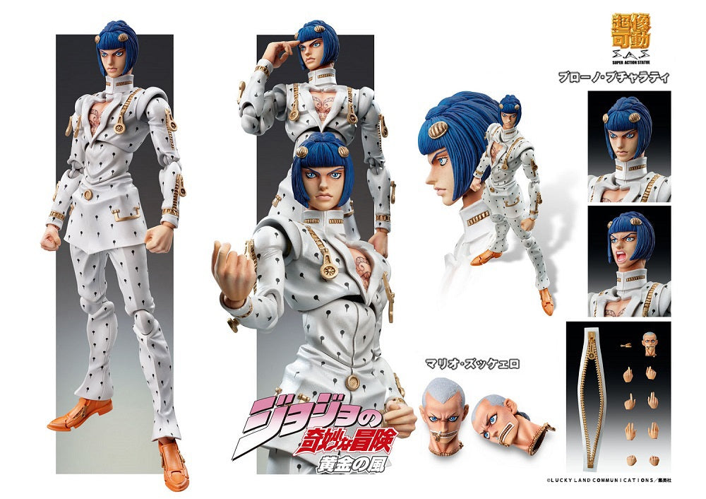 PRE-ORDER Medicos Entertainment - Super Action Statue #33 - Jojo's Bizarre Adventure: Golden Wind - Bruno Bucciarati [July 2024 Release]