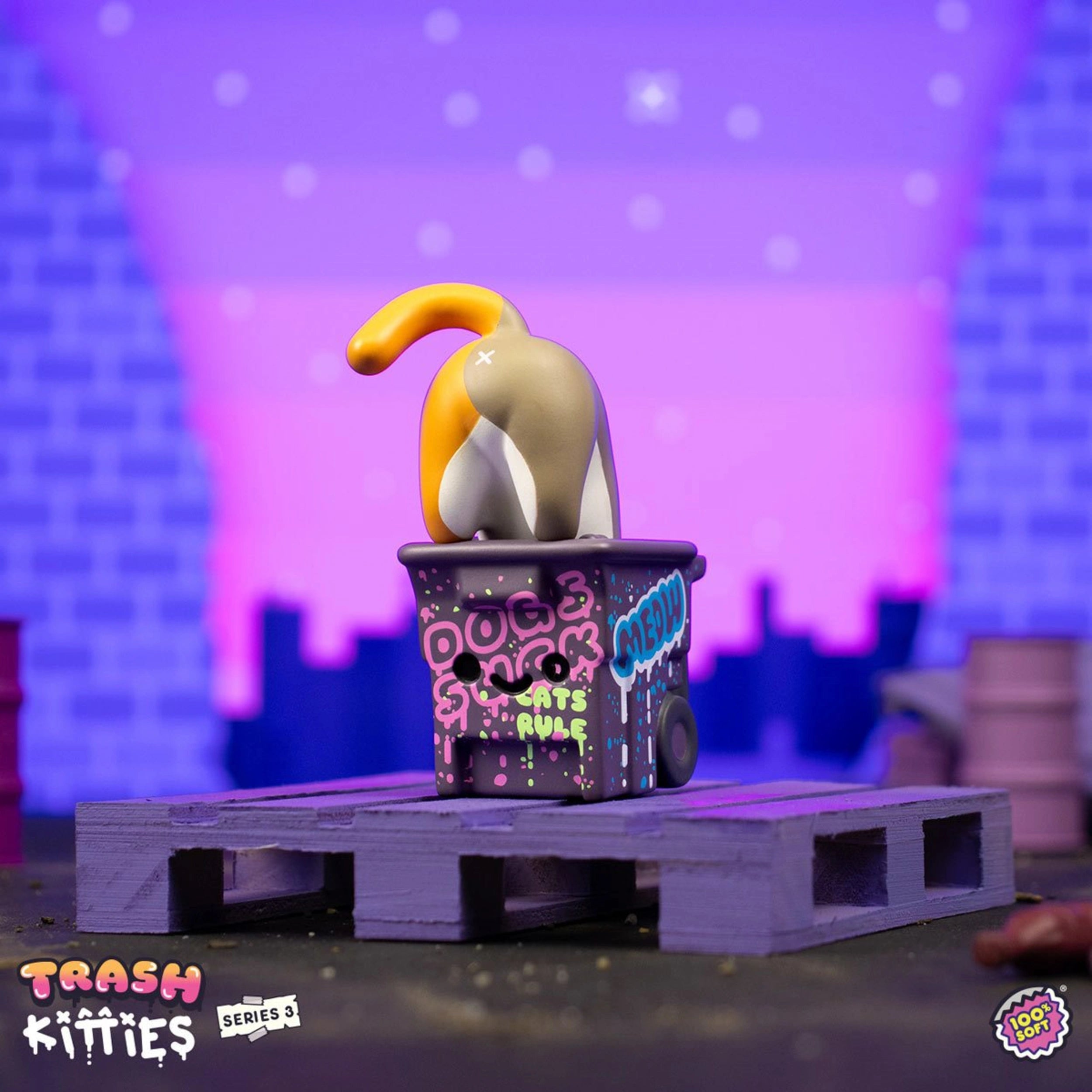 IN-STOCK 100% Soft - Trash Kitties Series 3