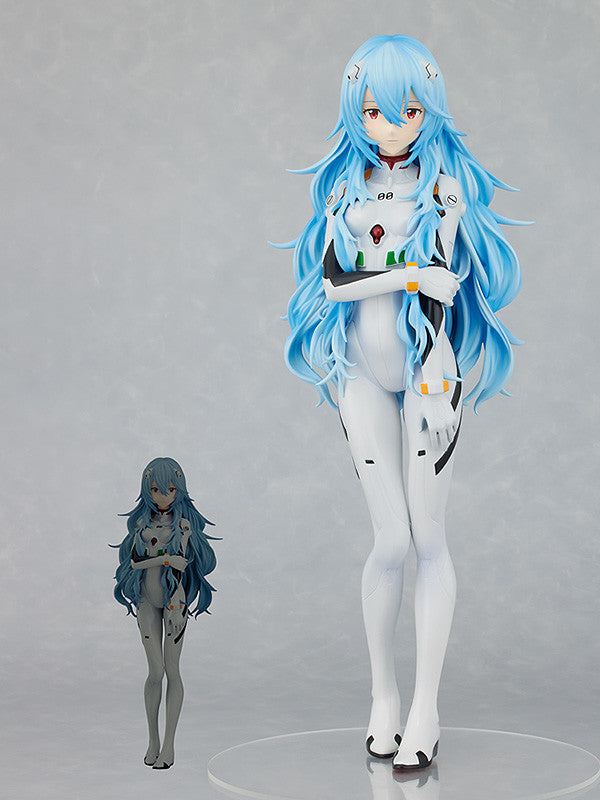 PRE-ORDER Good Smile Company - POP UP PARADE - Rebuild of Evangelion - Rei Ayanami: Long Hair Ver. XL Size