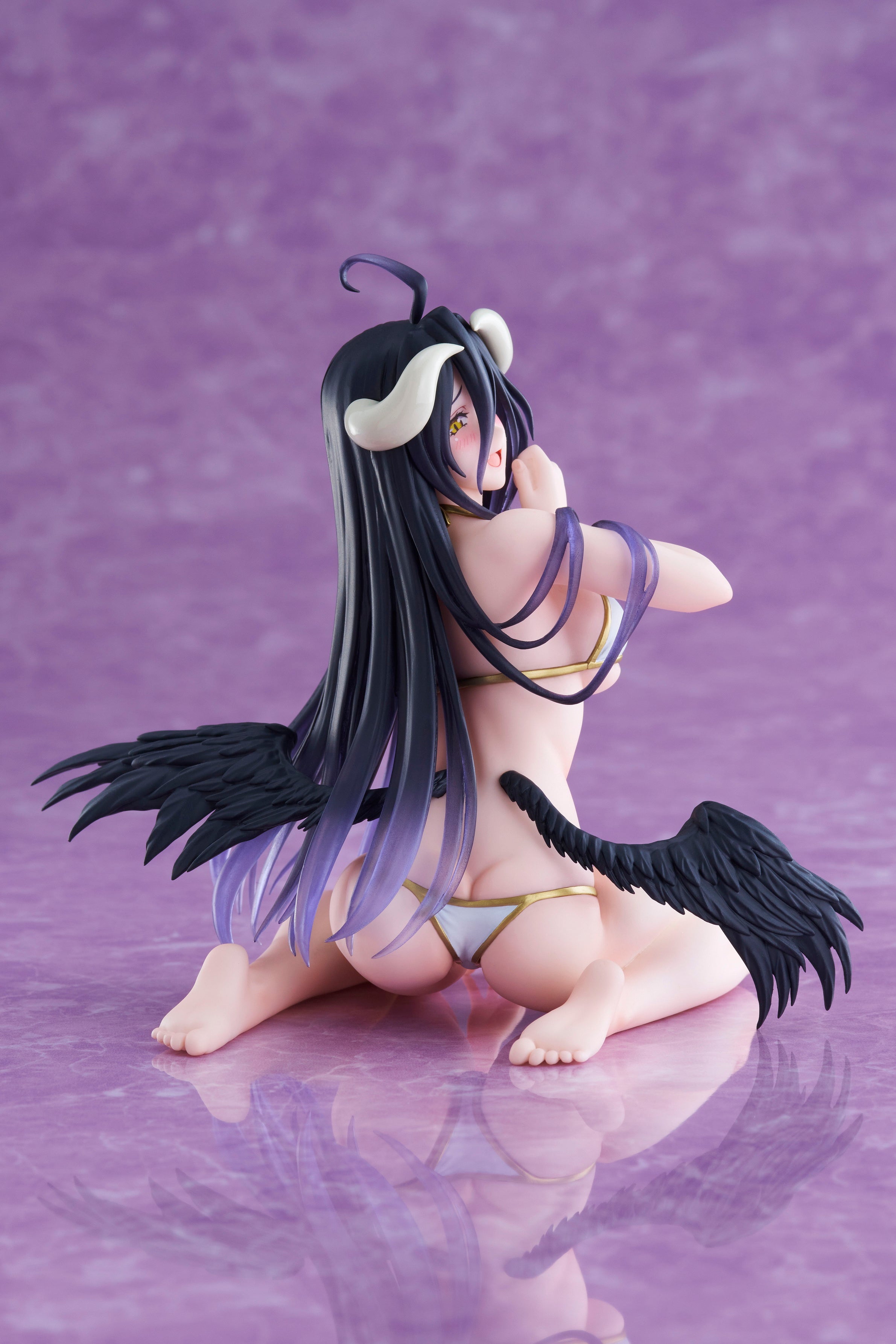 PRE-ORDER Taito - Overlord IV Desktop Cute Figure - Albedo: Swimsuit Ver.