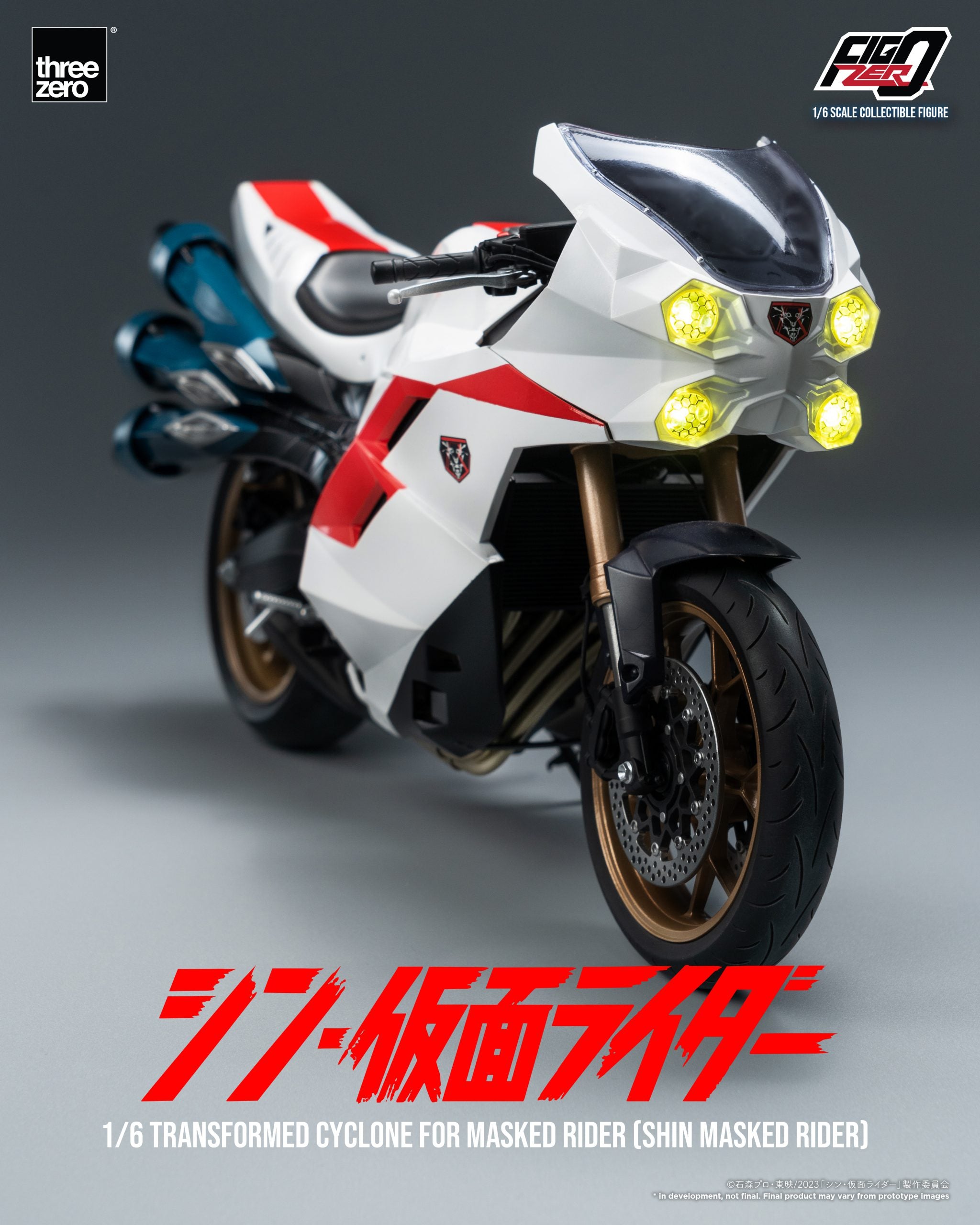 PRE-ORDER threezero - FigZero - Shin Kamen Rider - Transformed Cyclone 1/6