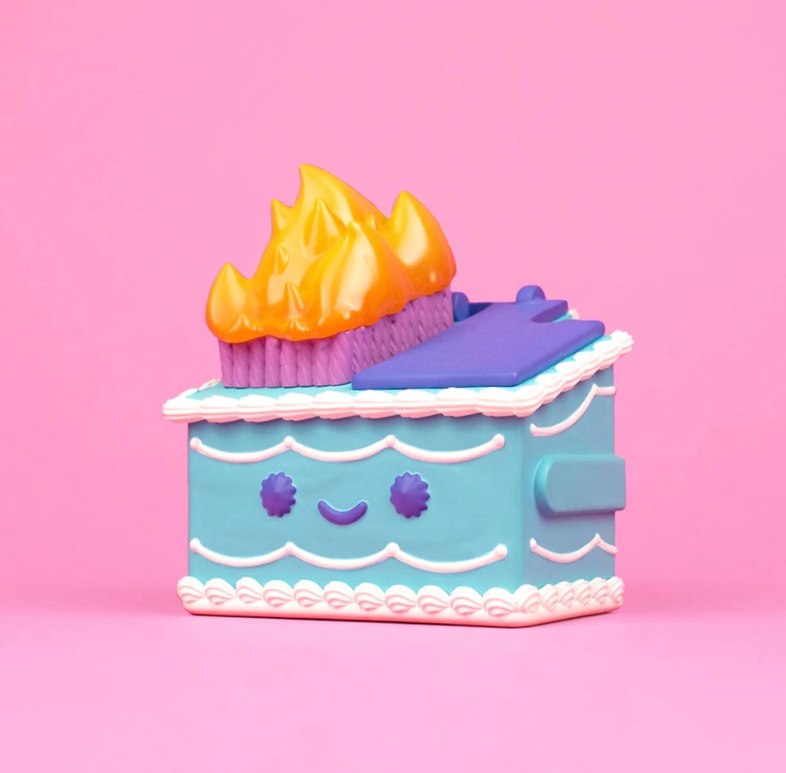 PRE-ORDER 100% Soft - Dumpster Fire - Birthday Cake Dumpster Fire