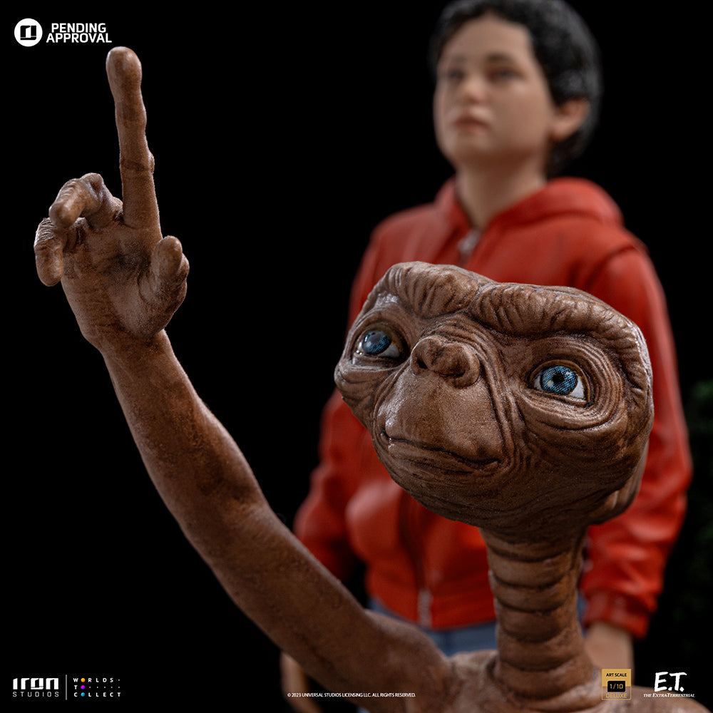 美品E.T.＆エリオット＆ガーティ アイアンスタジオ iron studios E.T. Elliot and Gertie Deluxe - E.T. The Extra-Terrestrial
