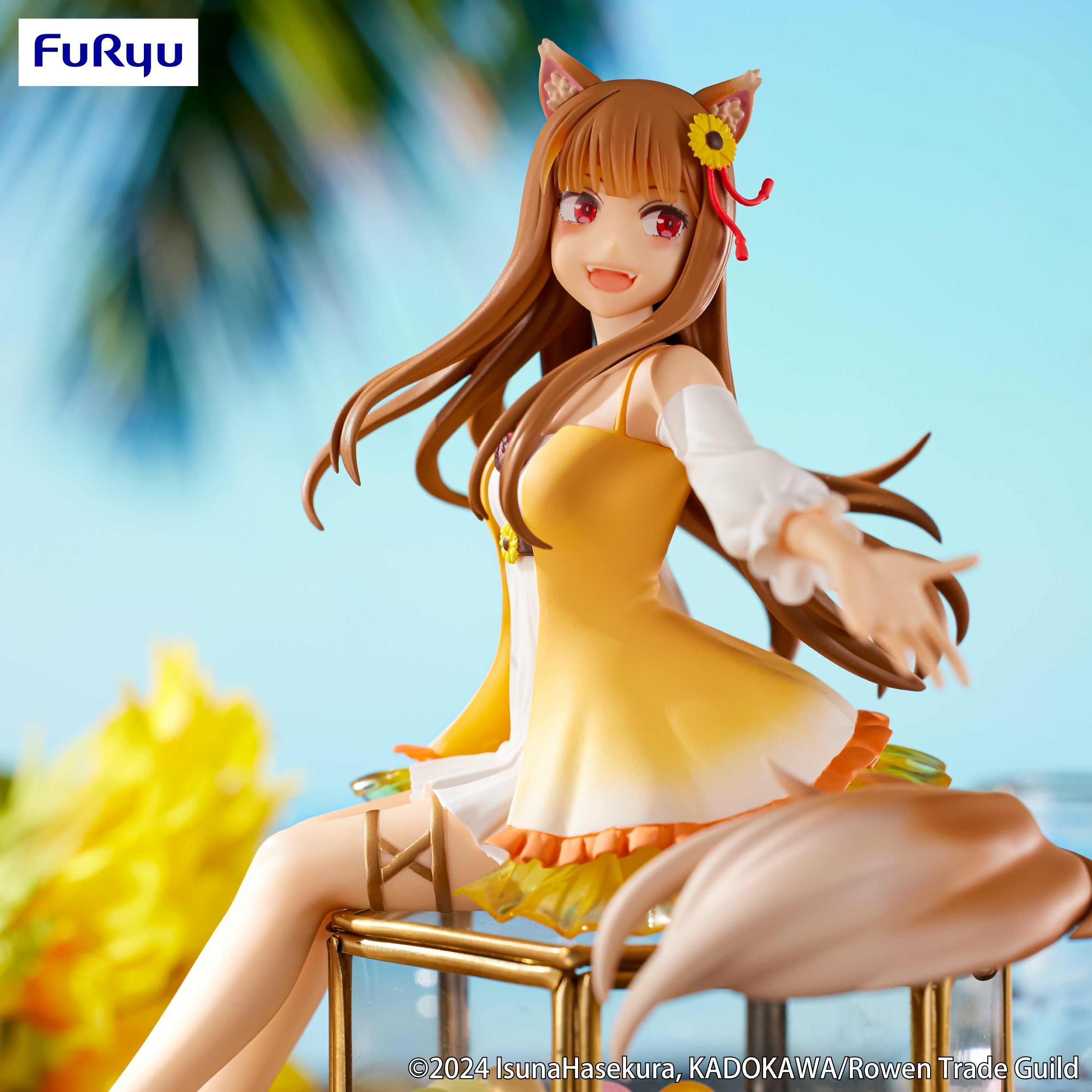 IN-STOCK FuRyu - Spice and Wolf: Merchant Meets the Wise Wolf Noodle Stopper Figure - Holo: Himawari One Piece Ver.