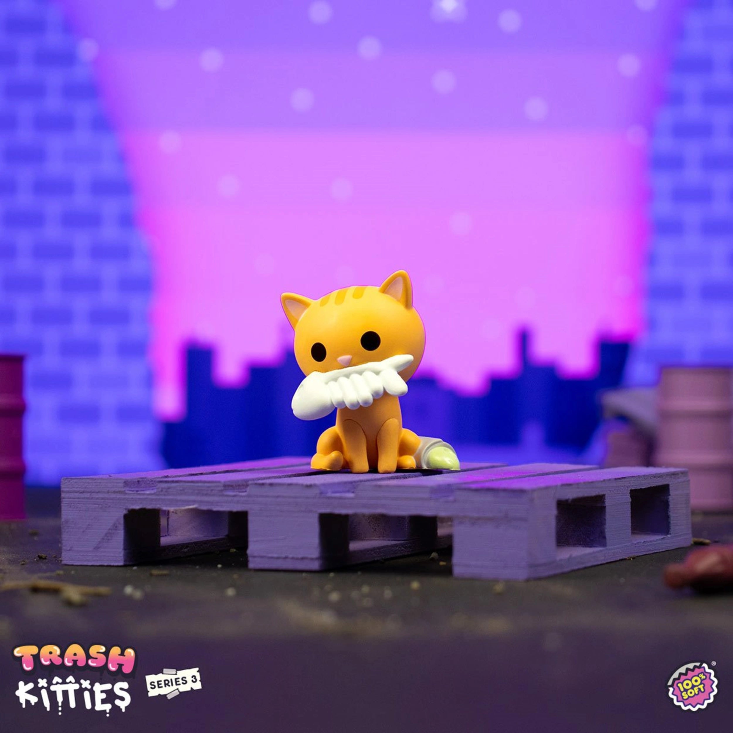 IN-STOCK 100% Soft - Trash Kitties Series 3