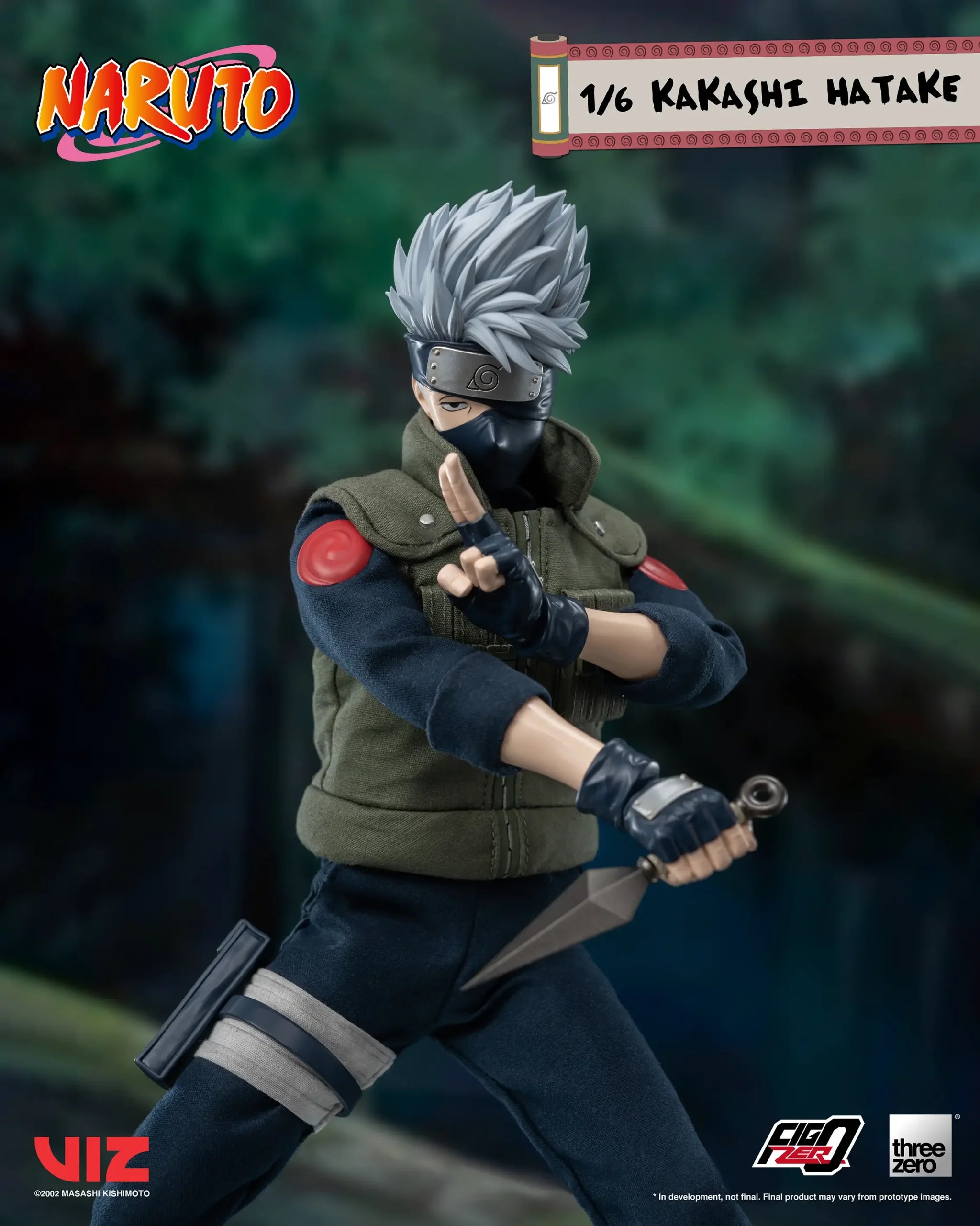 PRE-ORDER threezero - FigZero - Naruto - Kakashi Hatake 1/6