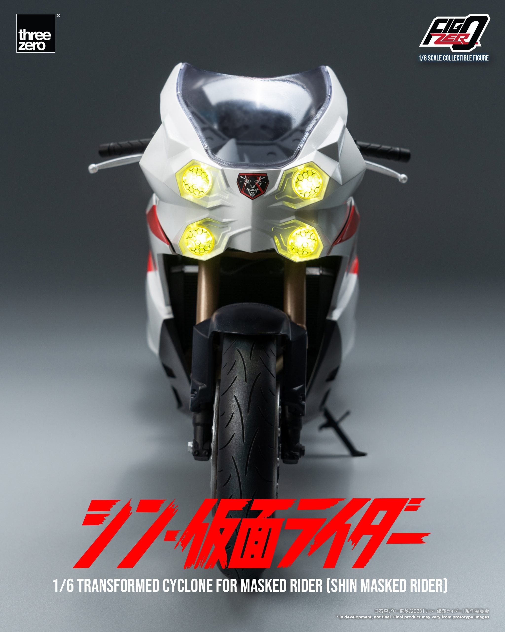 PRE-ORDER threezero - FigZero - Shin Kamen Rider - Transformed Cyclone 1/6