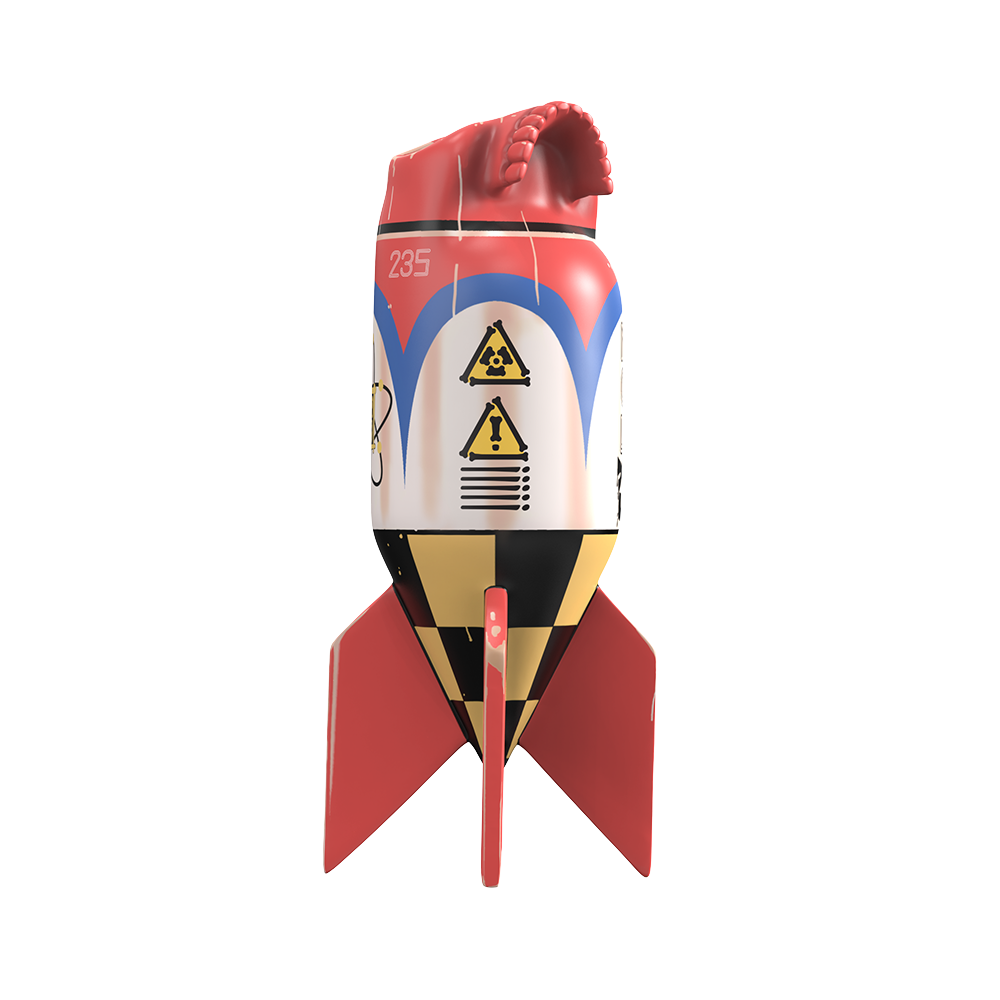 PRE-ORDER Mighty Jaxx - Skull bomb (Retro Edition) by Jason Freeny