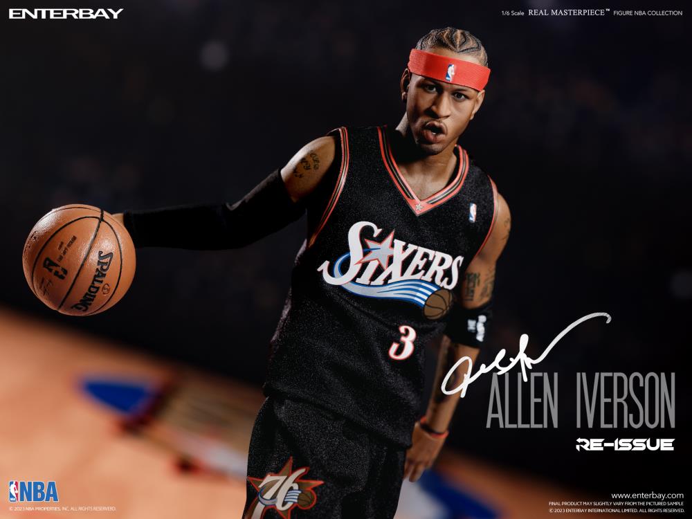 SPECIAL ORDER Enterbay - NBA Real Masterpiece - Allen Iverson: Limited Retro Edition 1/6 [JP]