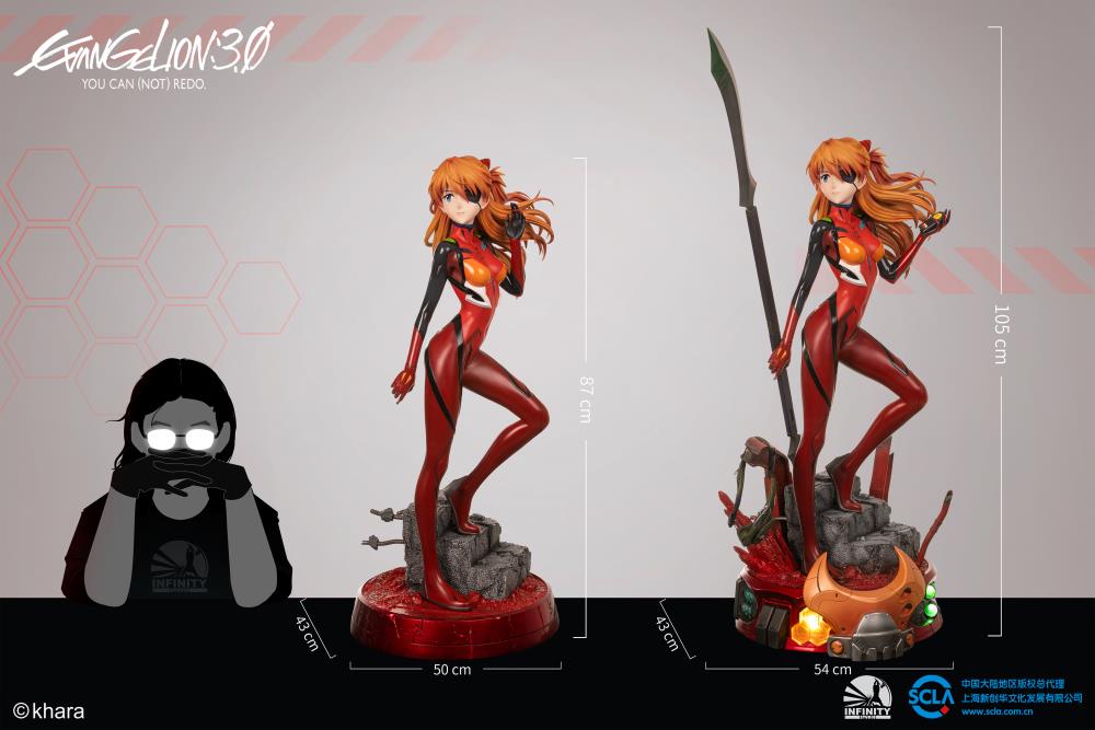 PRE-ORDER Infinity Studio - Rebuild of Evangelion - Asuka Langley Soryu: Classic Ver. 1/2