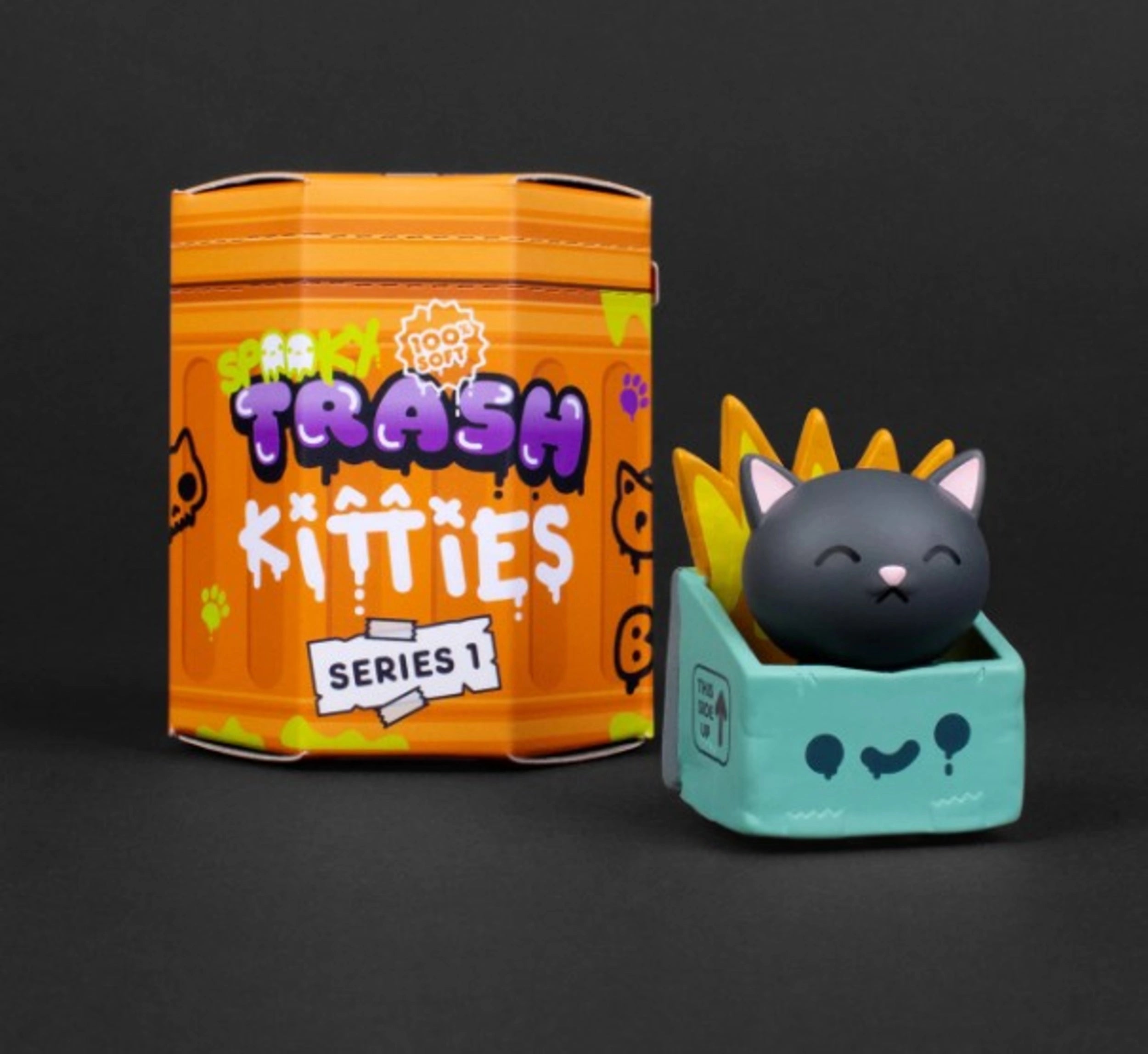 IN-STOCK 100% Soft - Spooky Trash Kitties  Series 1