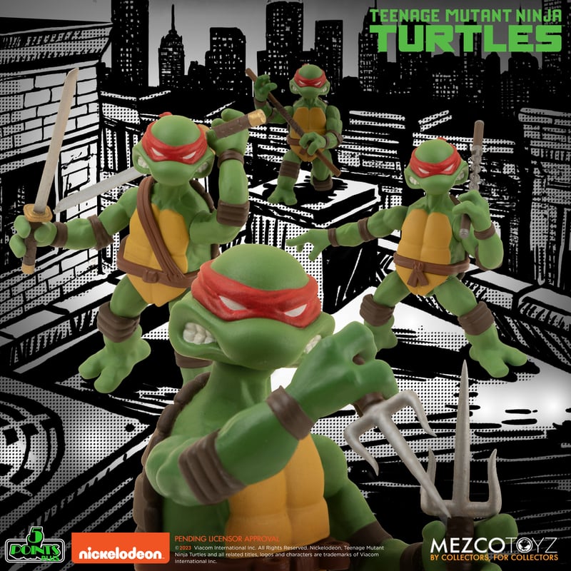 PRE-ORDER Mezco - 5 Points - Teenage Mutant Ninja Turtles Deluxe Set