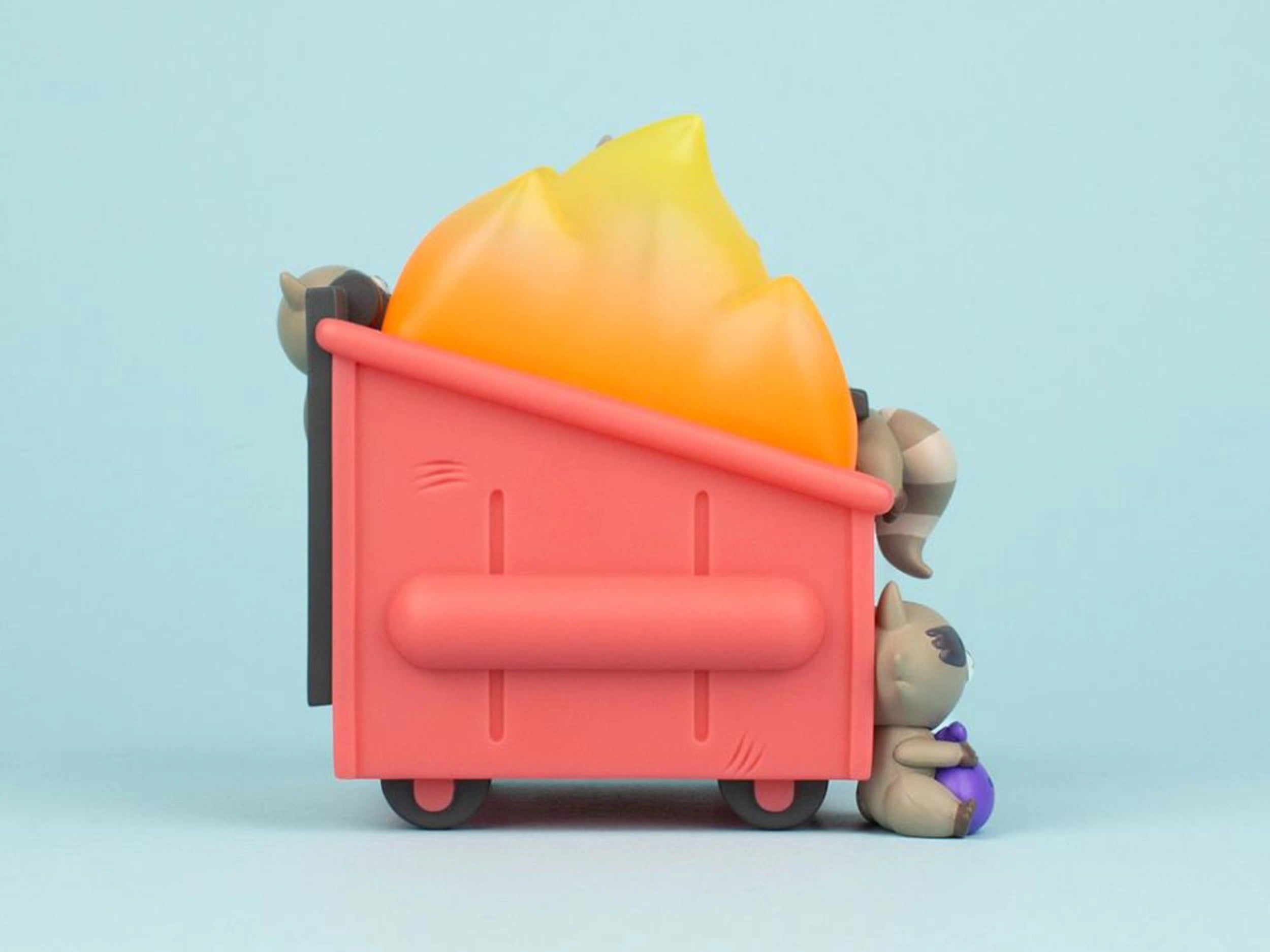 PRE-ORDER 100% Soft - Dumpster Fire - Trash Panda Dumpster Fire