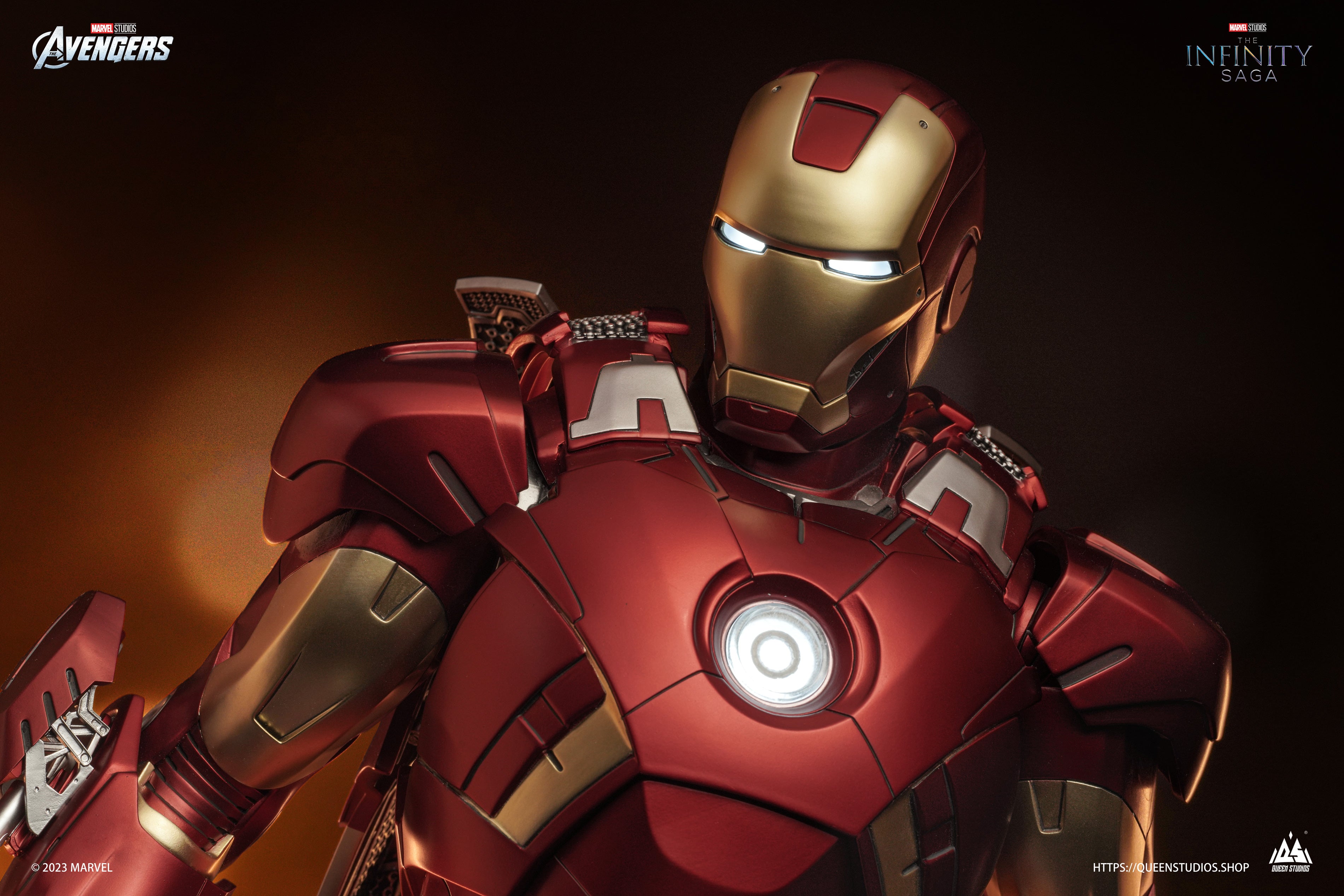 PRE-ORDER Queen Studios - The Avengers - Iron Man Mark 7 1/3