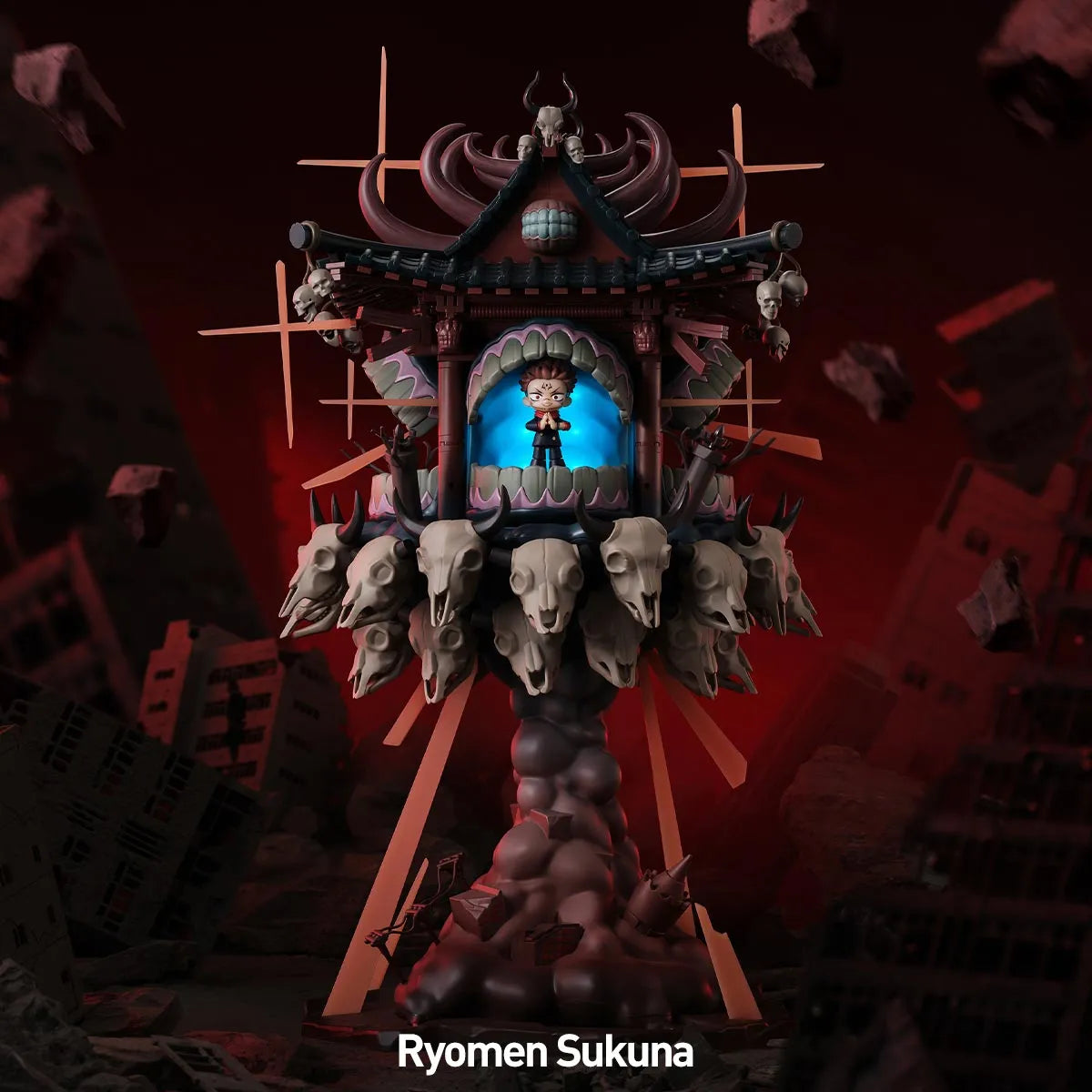 BACK-ORDER POP MART - Jujutsu Kaisen Series: Domain Expansion - Scene Blocks - Ryomen Sukuna