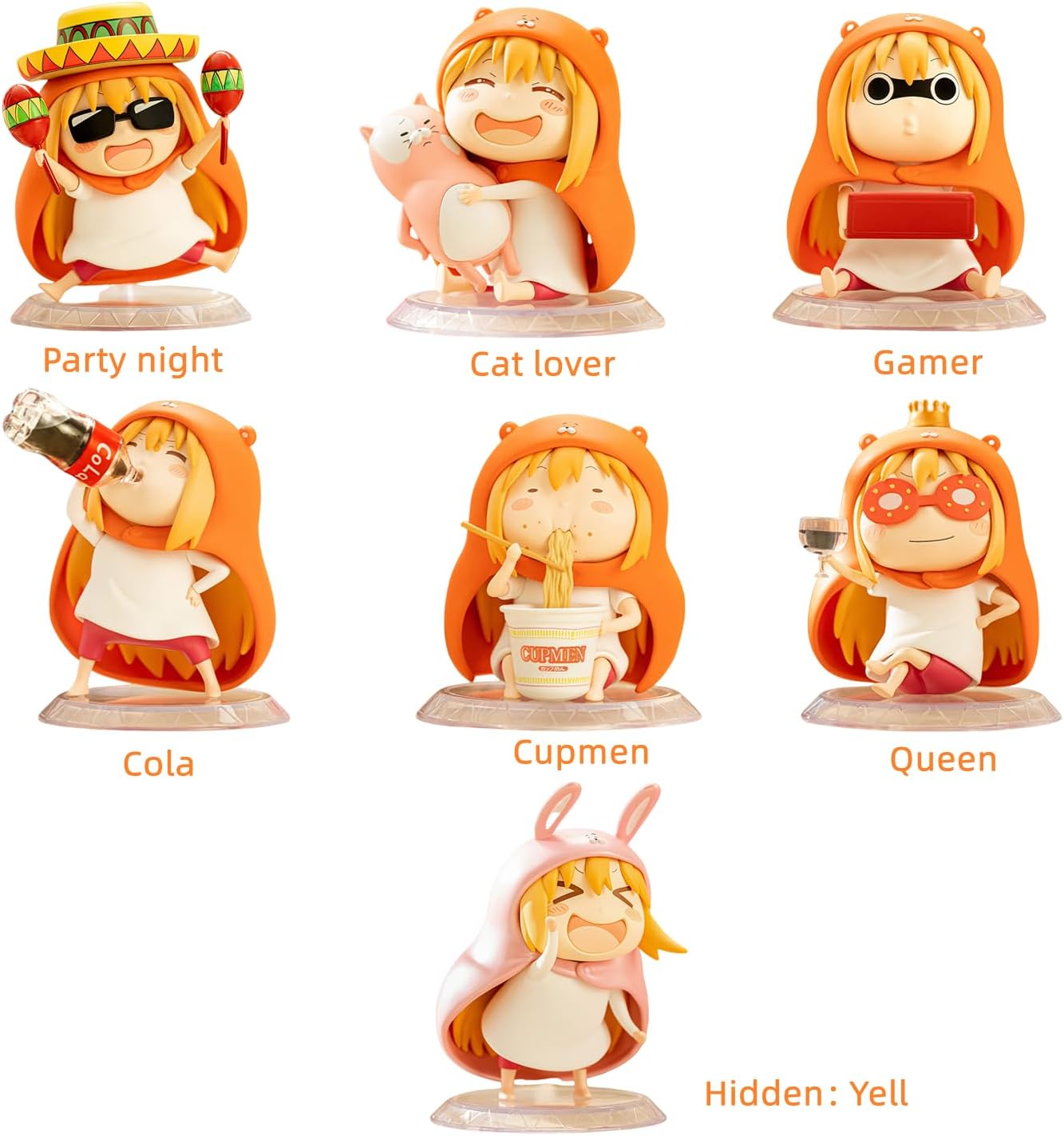 Quktoys - Himouto! Umaru-chan - Mini Figure Series [Box of 6]