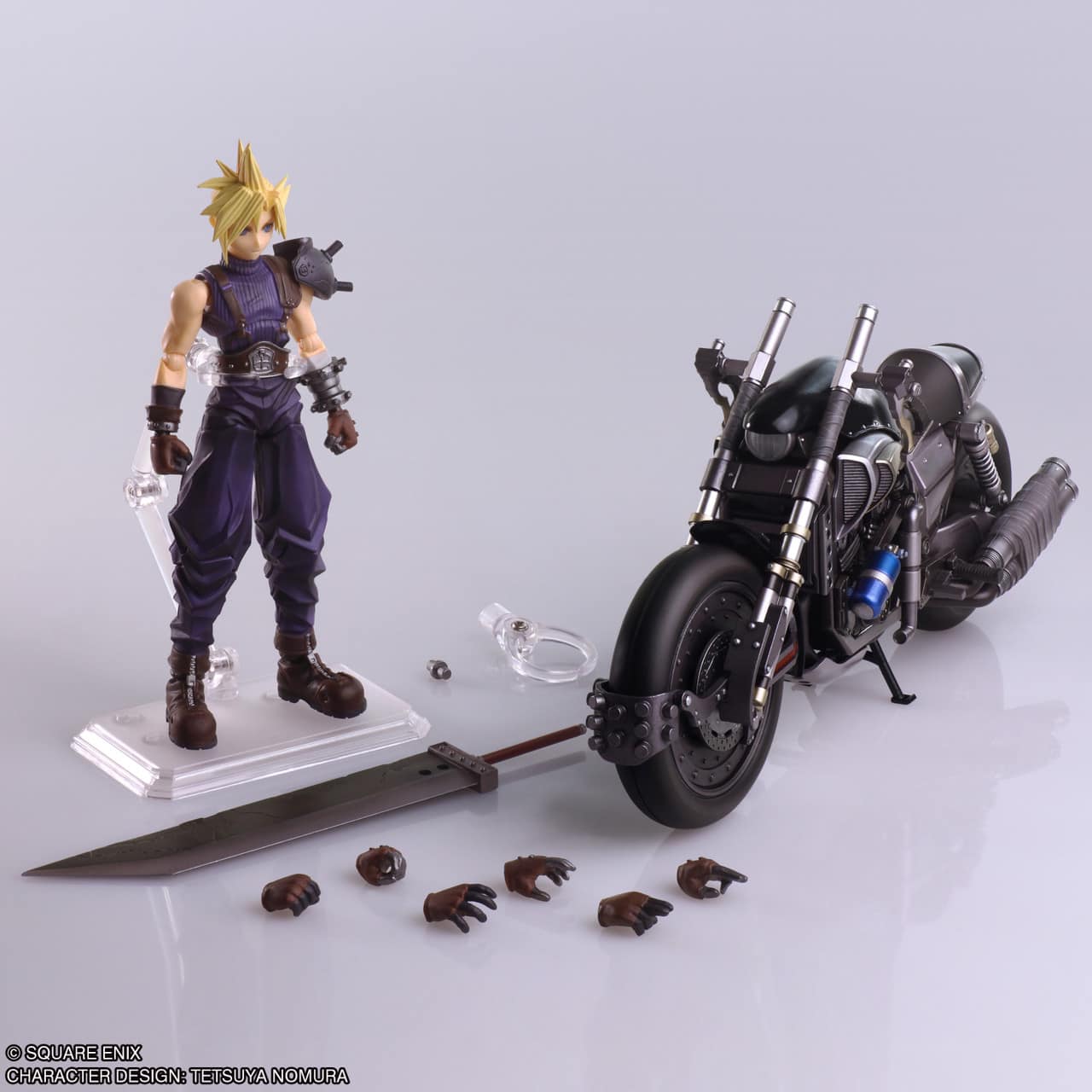 PRE-ORDER Square Enix - FINAL FANTASY VII BRING ARTS - Cloud Strife & Hardy Daytona