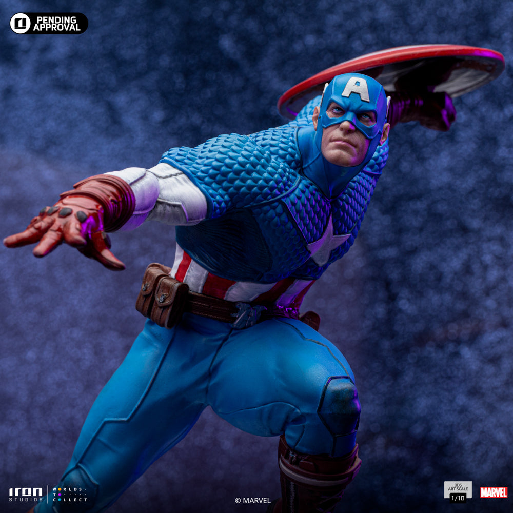 PRE-ORDER Iron Studios - BDS Art Scale - Marvel Comics - Captain America 1/10