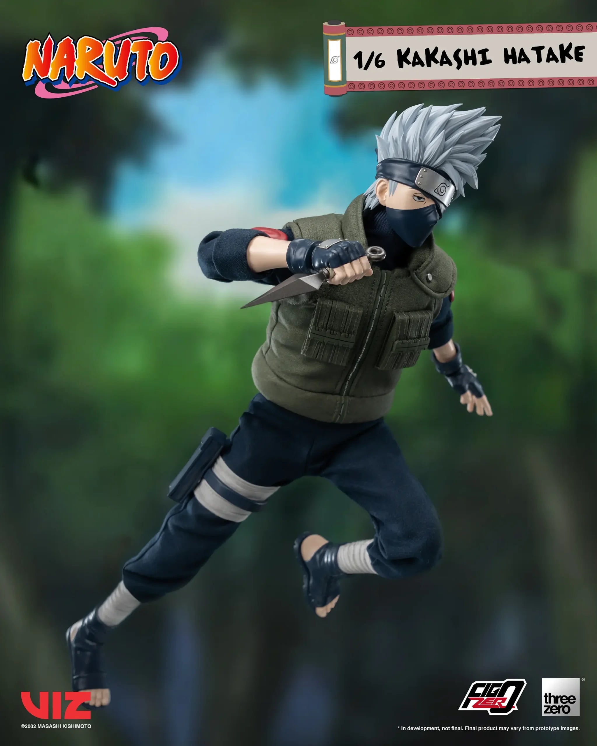 PRE-ORDER threezero - FigZero - Naruto - Kakashi Hatake 1/6
